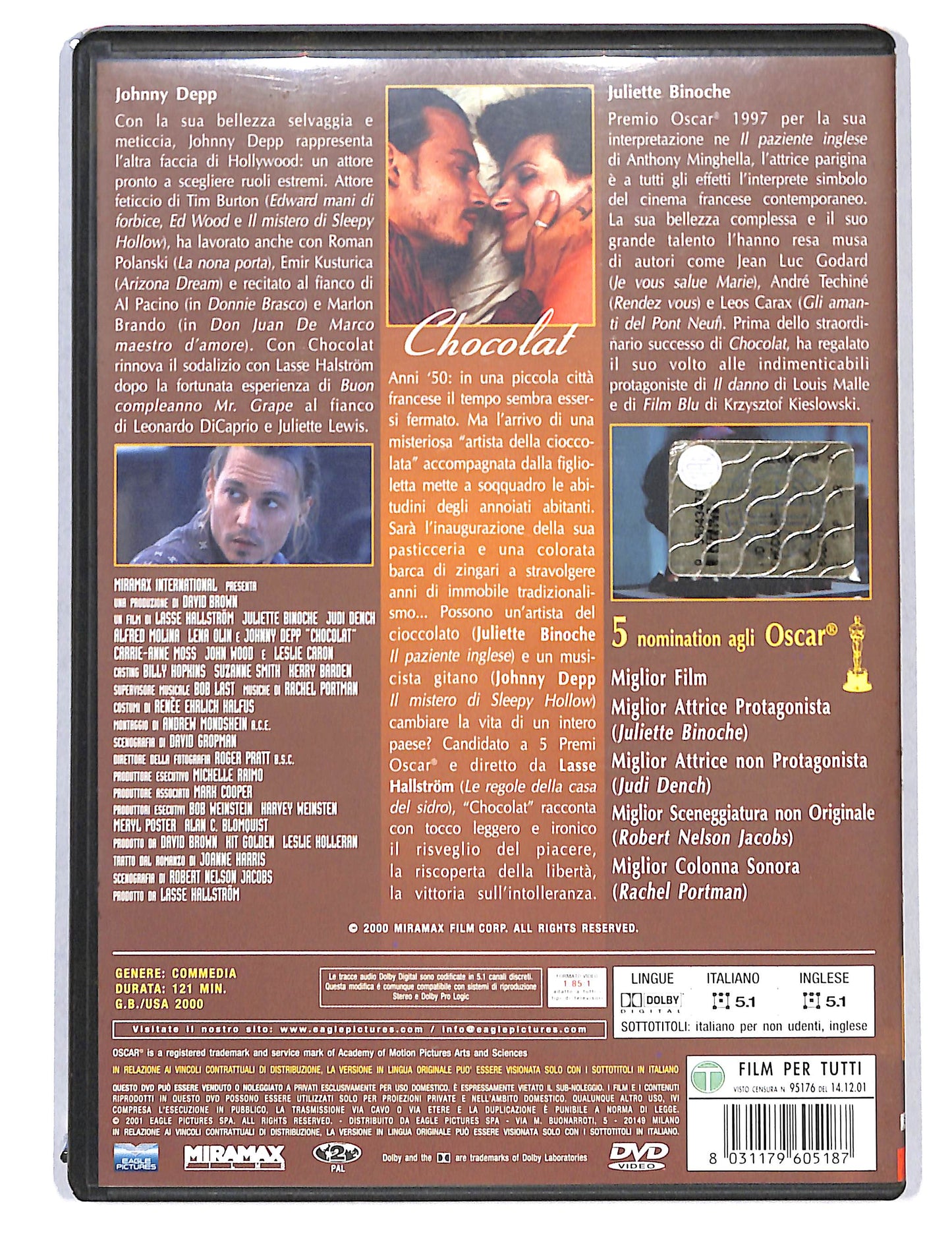 EBOND Chocolat NOLEGGIO DVD DB744421