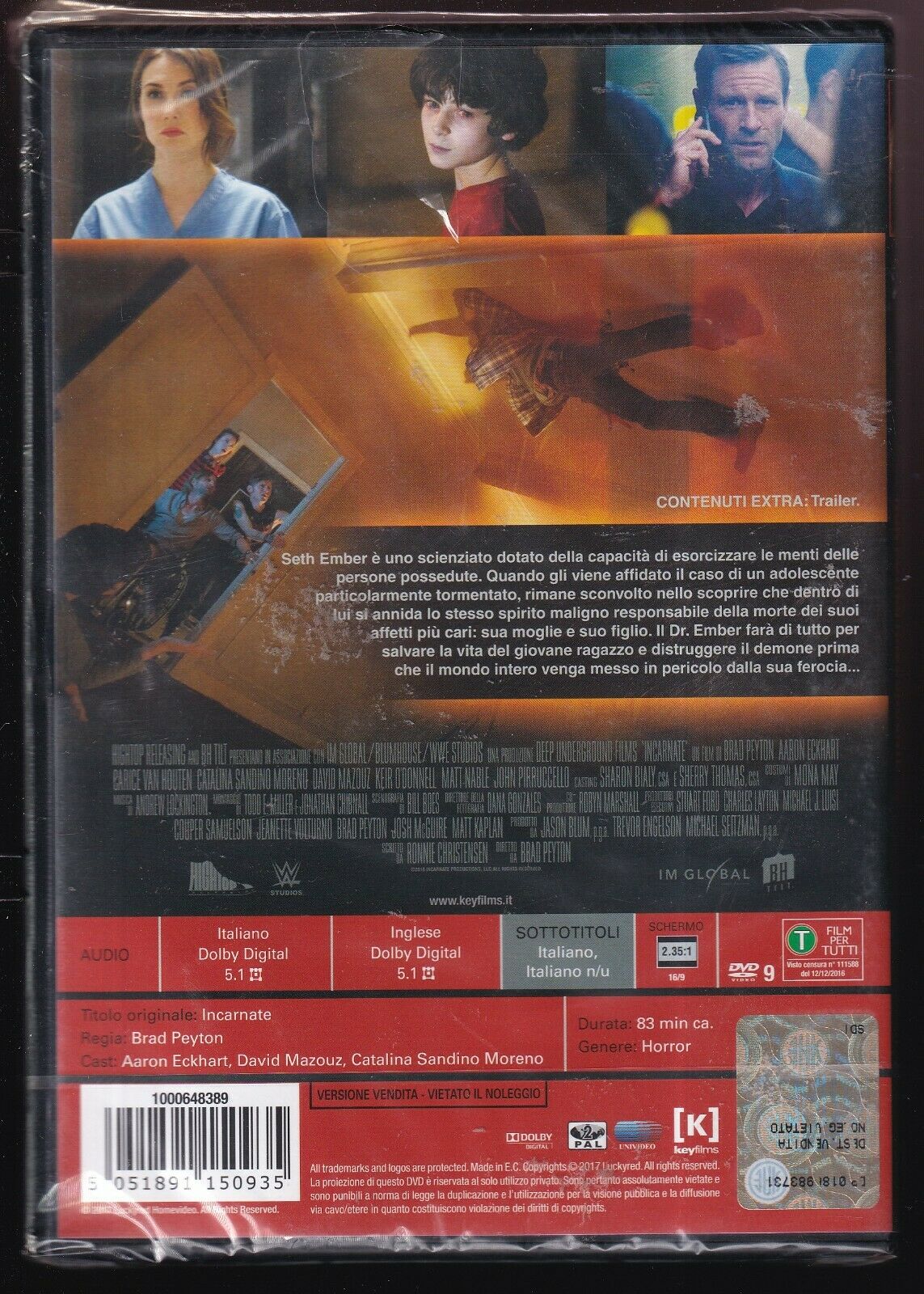 EBOND Incarnate - Non Potrai Nasconderti NOLEGGIO DVD DB745324