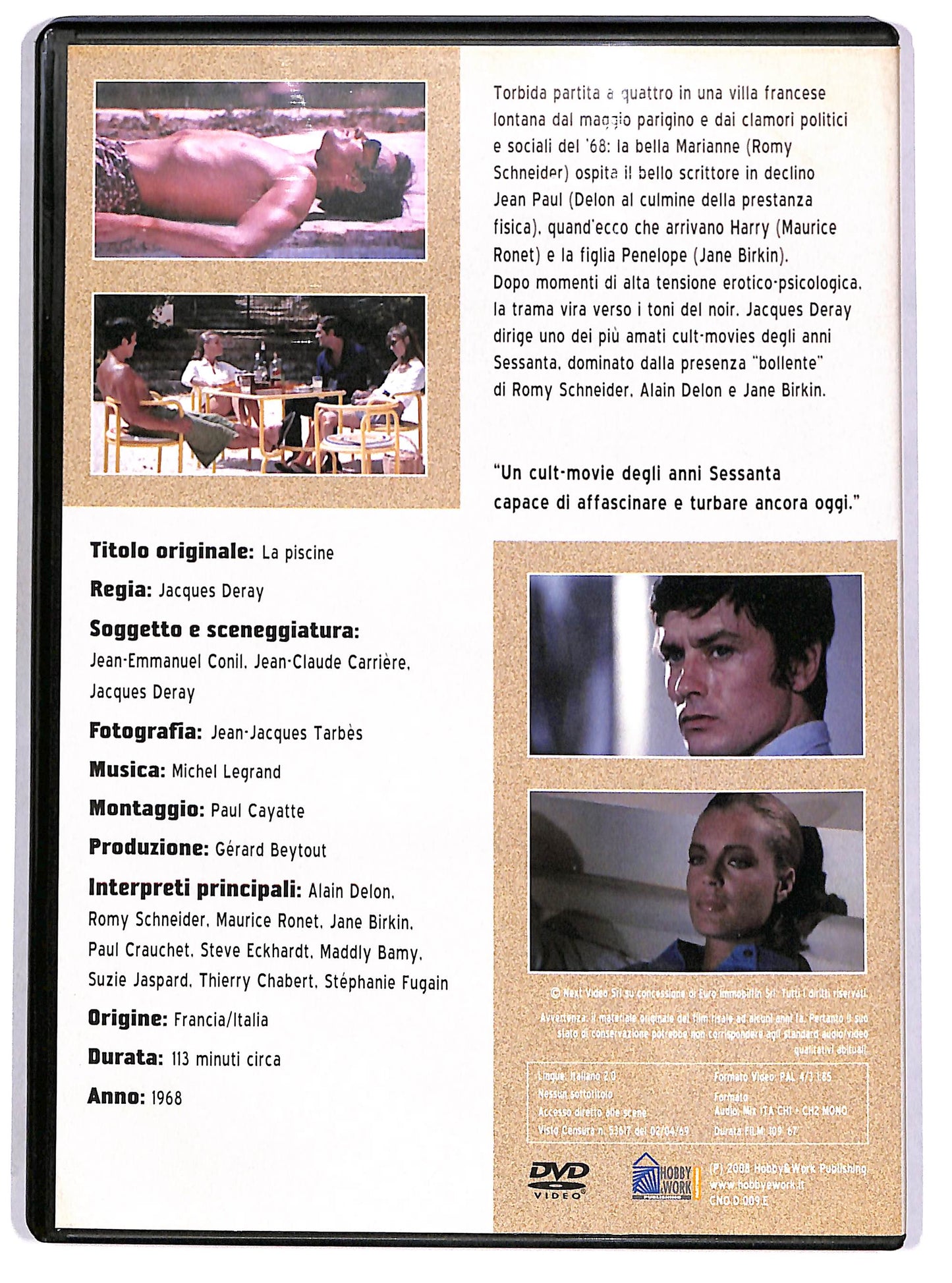 EBOND La piscina Jacques Deray EDITORIALE DVD DB745355