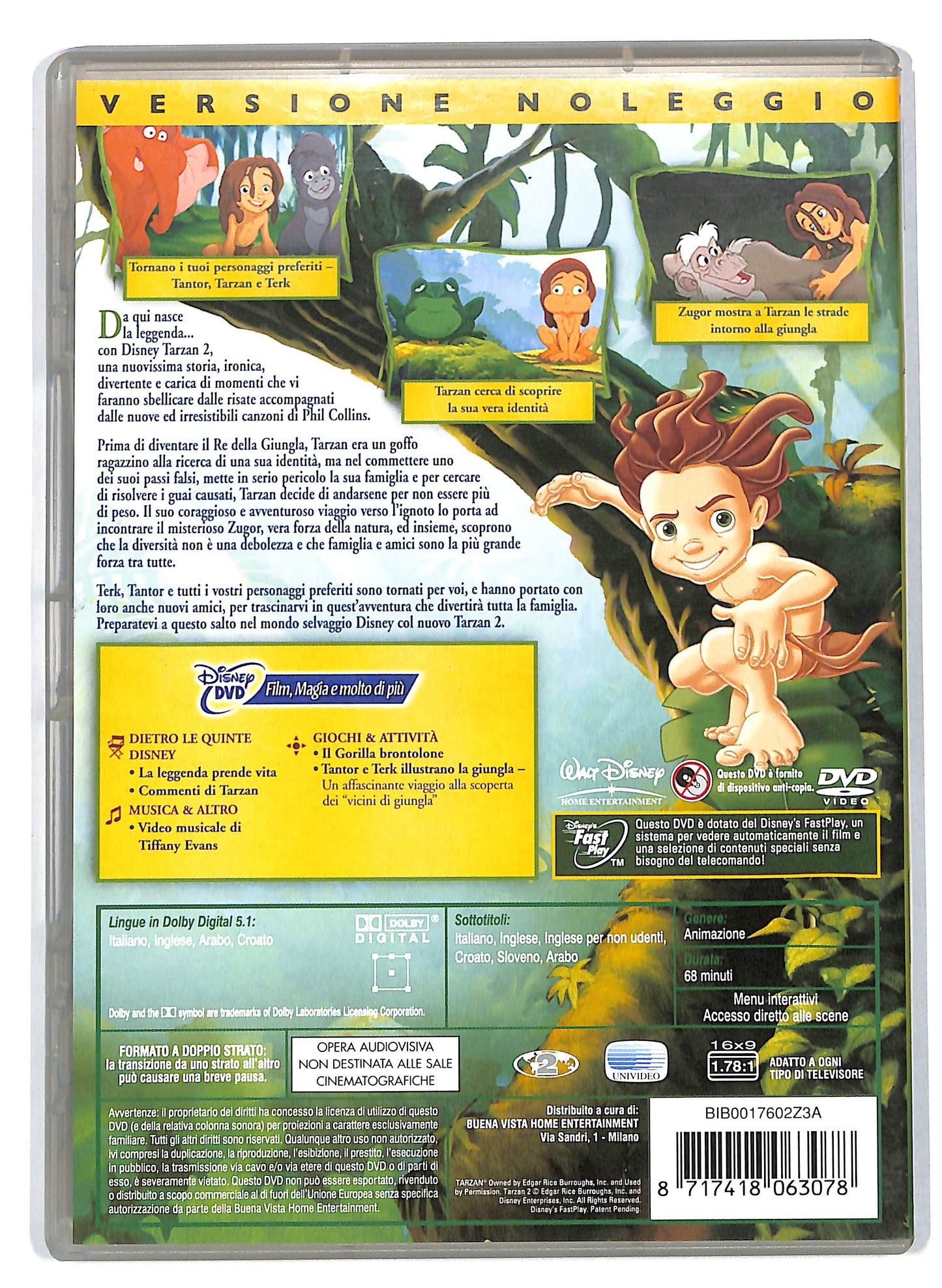 EBOND Tarzan 2 NOLEGGIO DVD DB745803