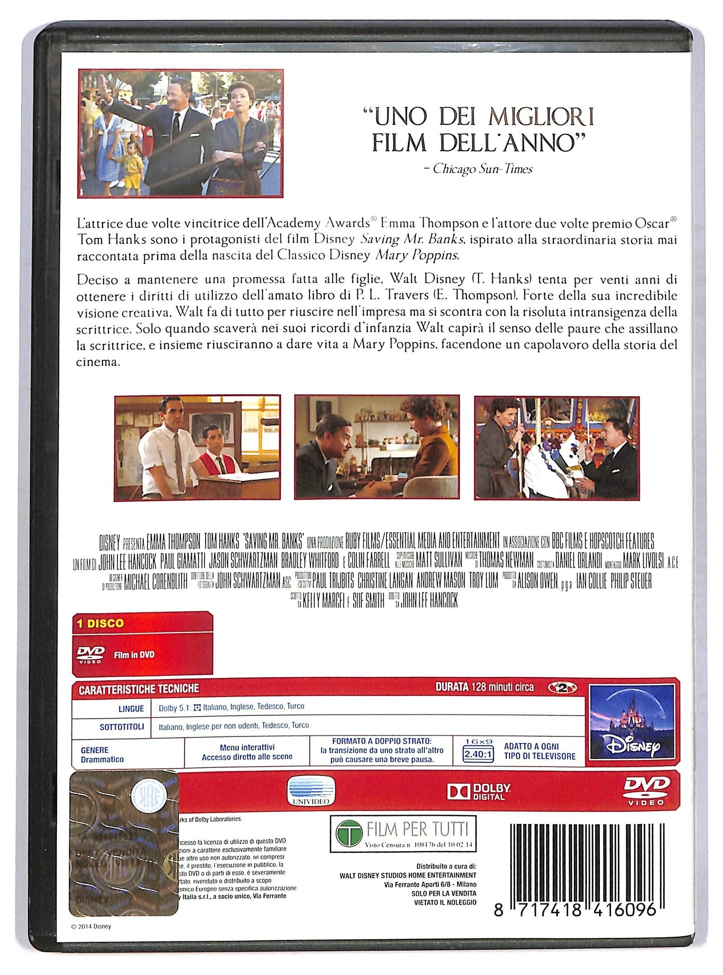 EBOND Saving Mr. Banks NOLEGGIO DVD DB745814