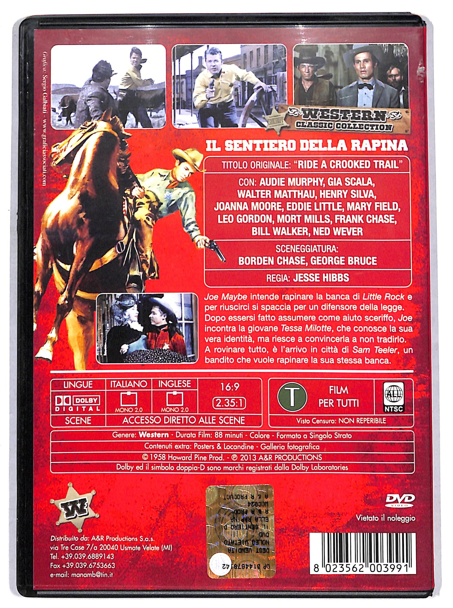 EBOND Il sentiero della rapina DVD DB745905