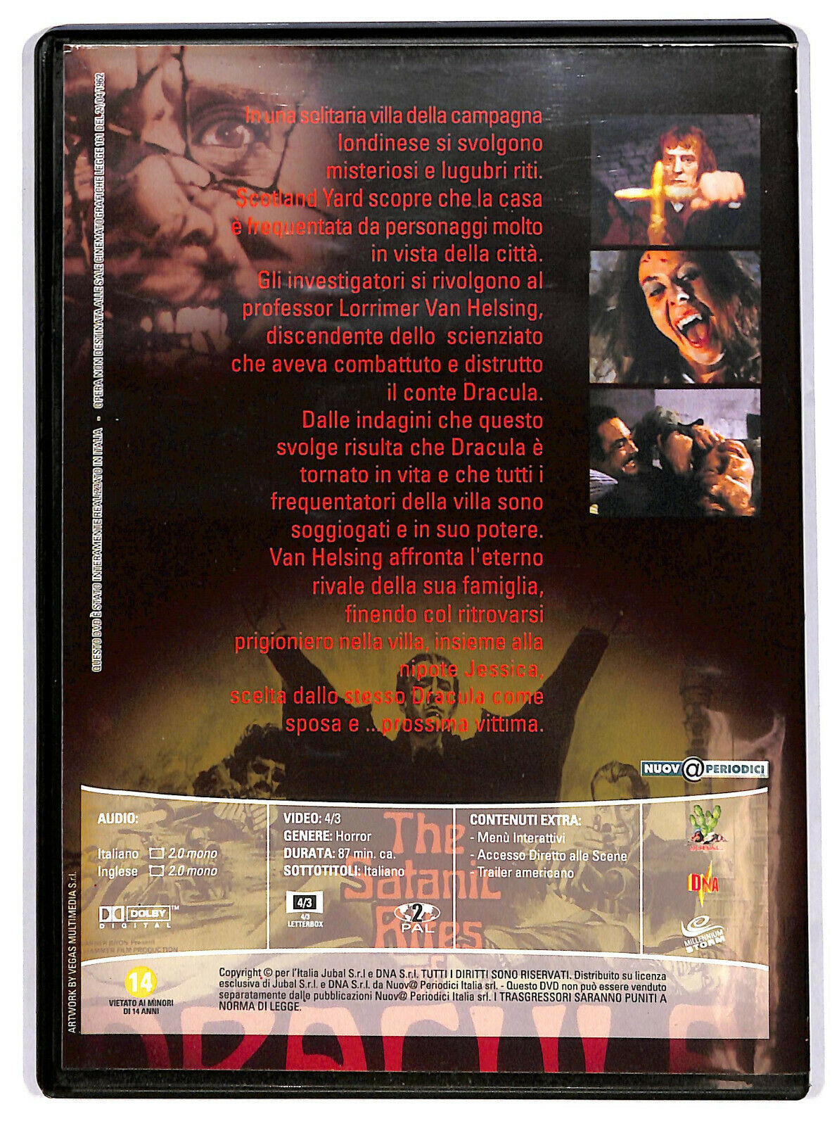 EBOND I Satanici Riti Di Dracula Editoriale DVD DB745922