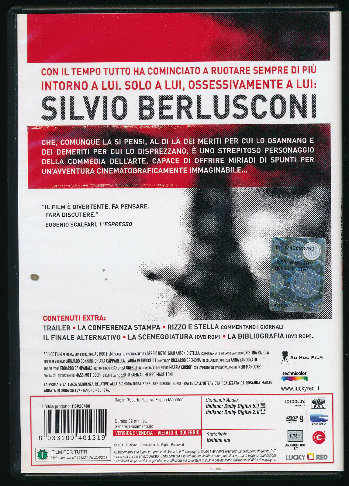 EBOND Silvio Forever NOLEGGIO DVD DB746311