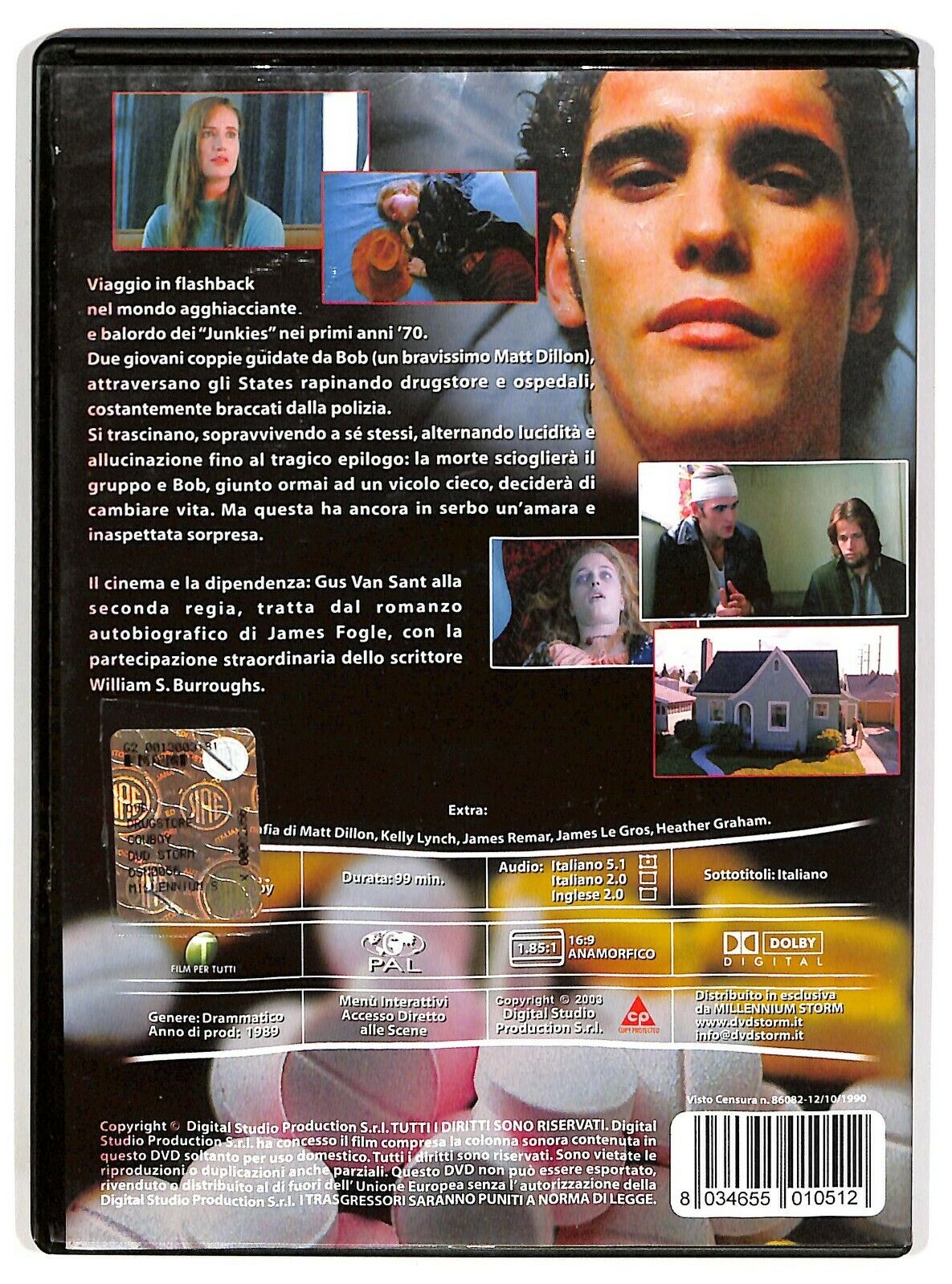 EBOND Drugstore Cowboy Con Matt Dillon NOLEGGIO DVD DB746316