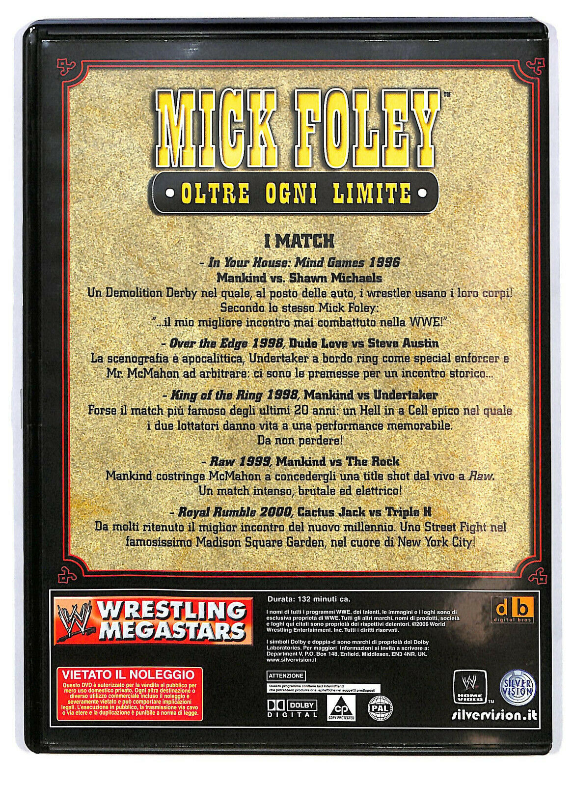 EBOND Wrestling Megastars - Mick Foley  Editoriale DVD DB746333