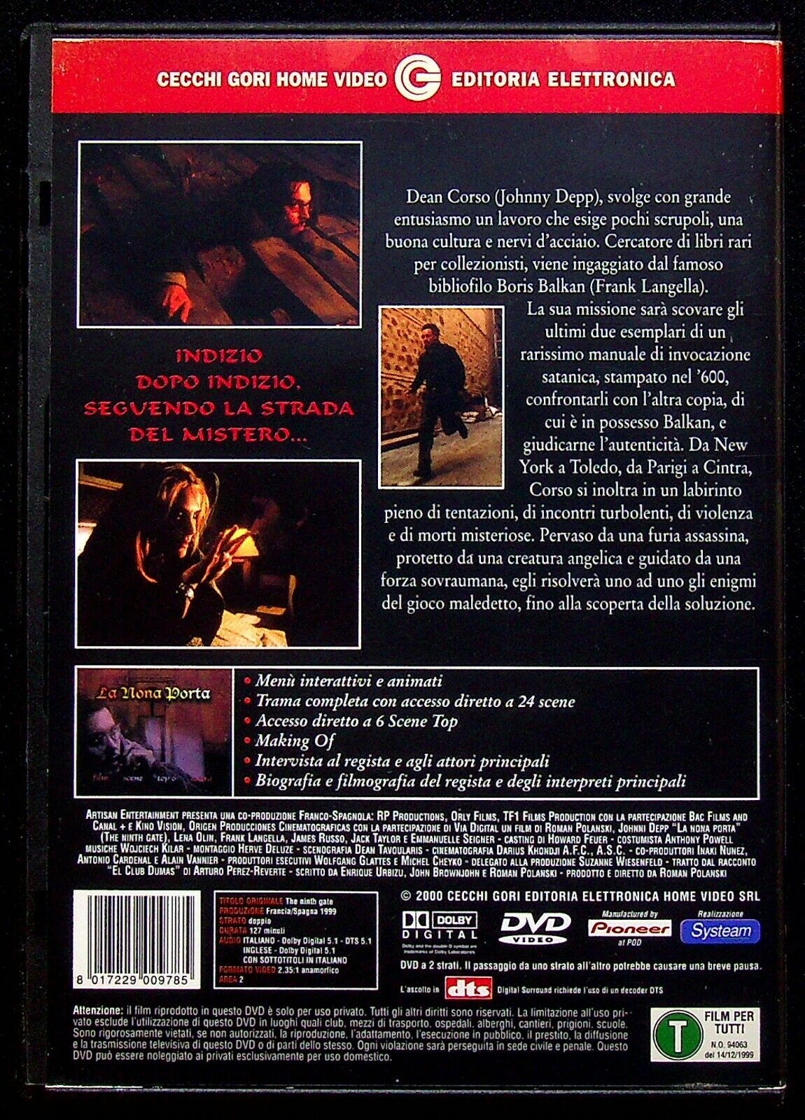 EBOND La Nona Porta NOLEGGIO DVD DB746347