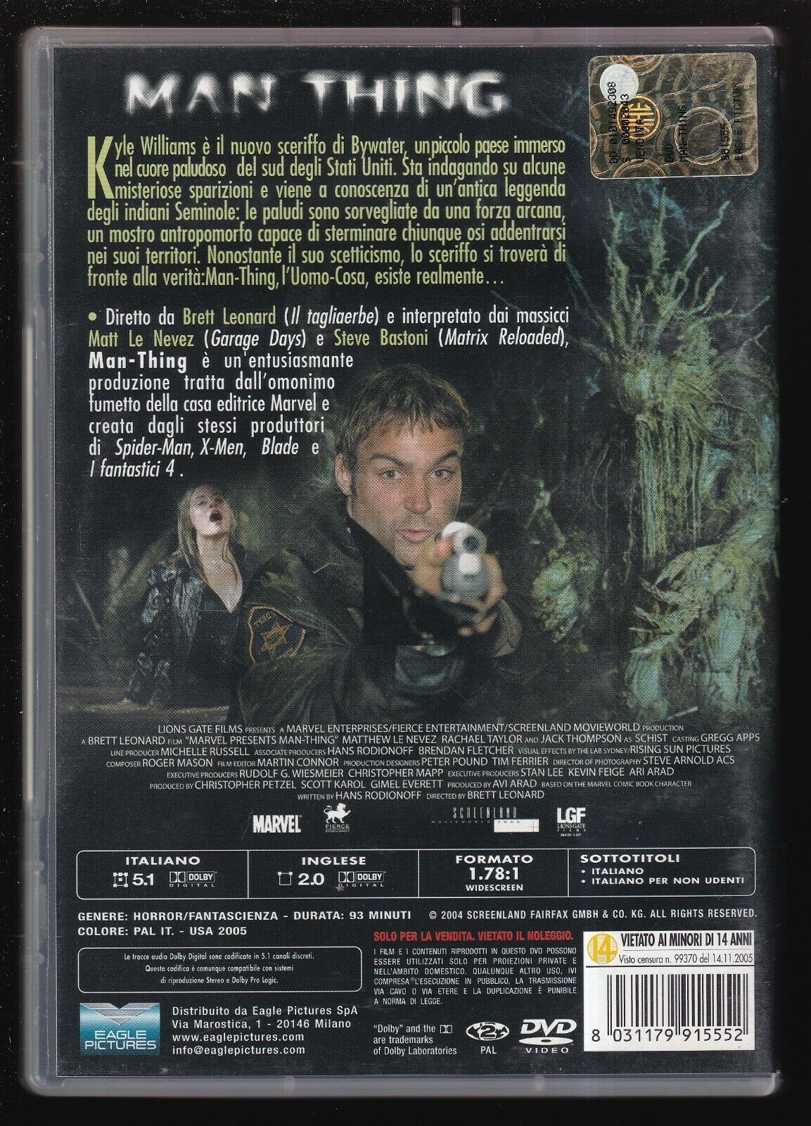 EBOND Man Thing DVD DB746355