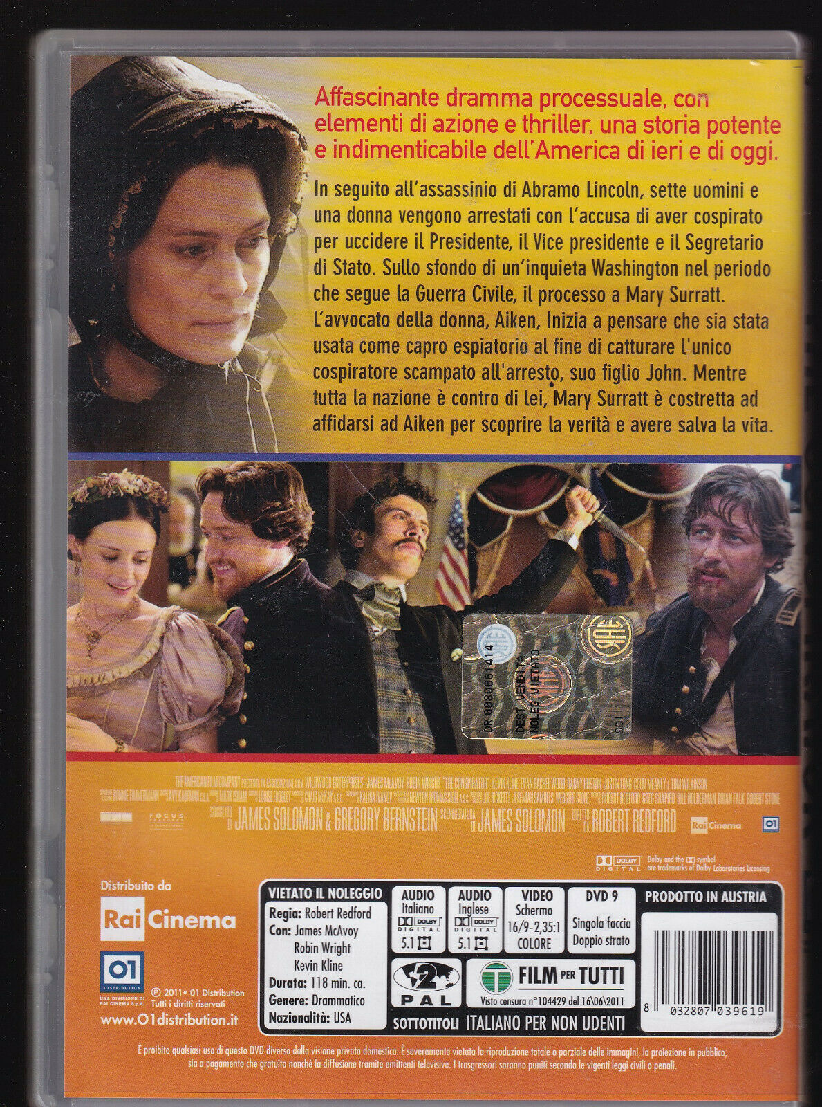 EBOND The Conspirator NOLEGGIO DVD DB746644