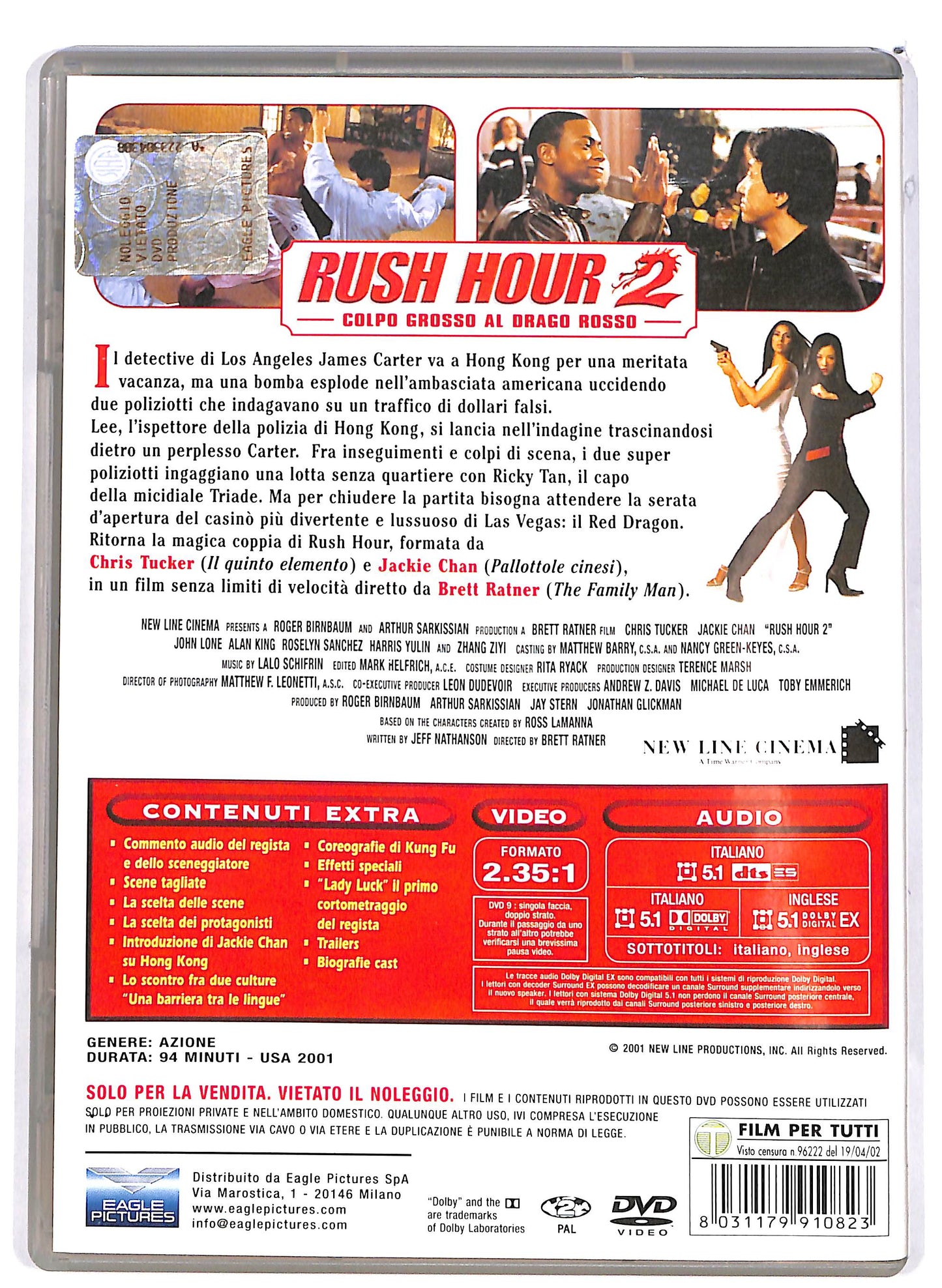 EBOND Colpo grosso al drago rosso - Rush Hour 2 DVD DB746911