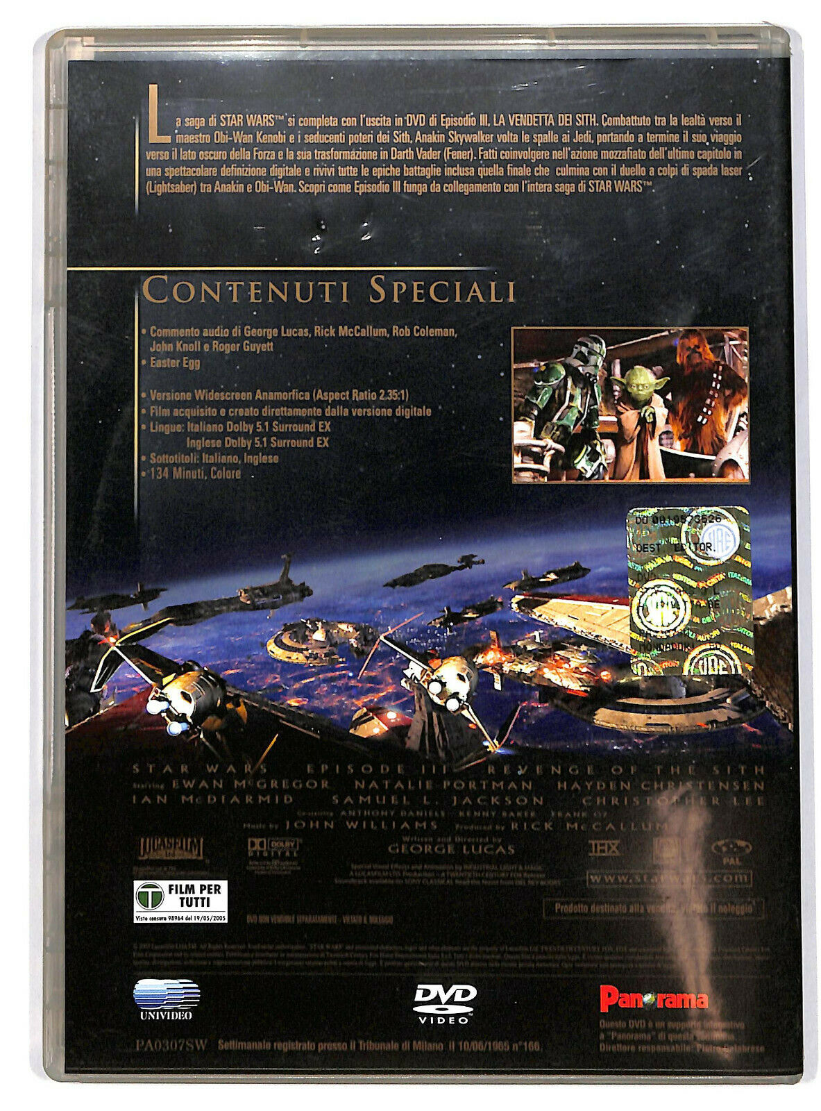 EBOND Star Wars Iii - La Vendetta Dei Sith  Editoriale DVD DB746945