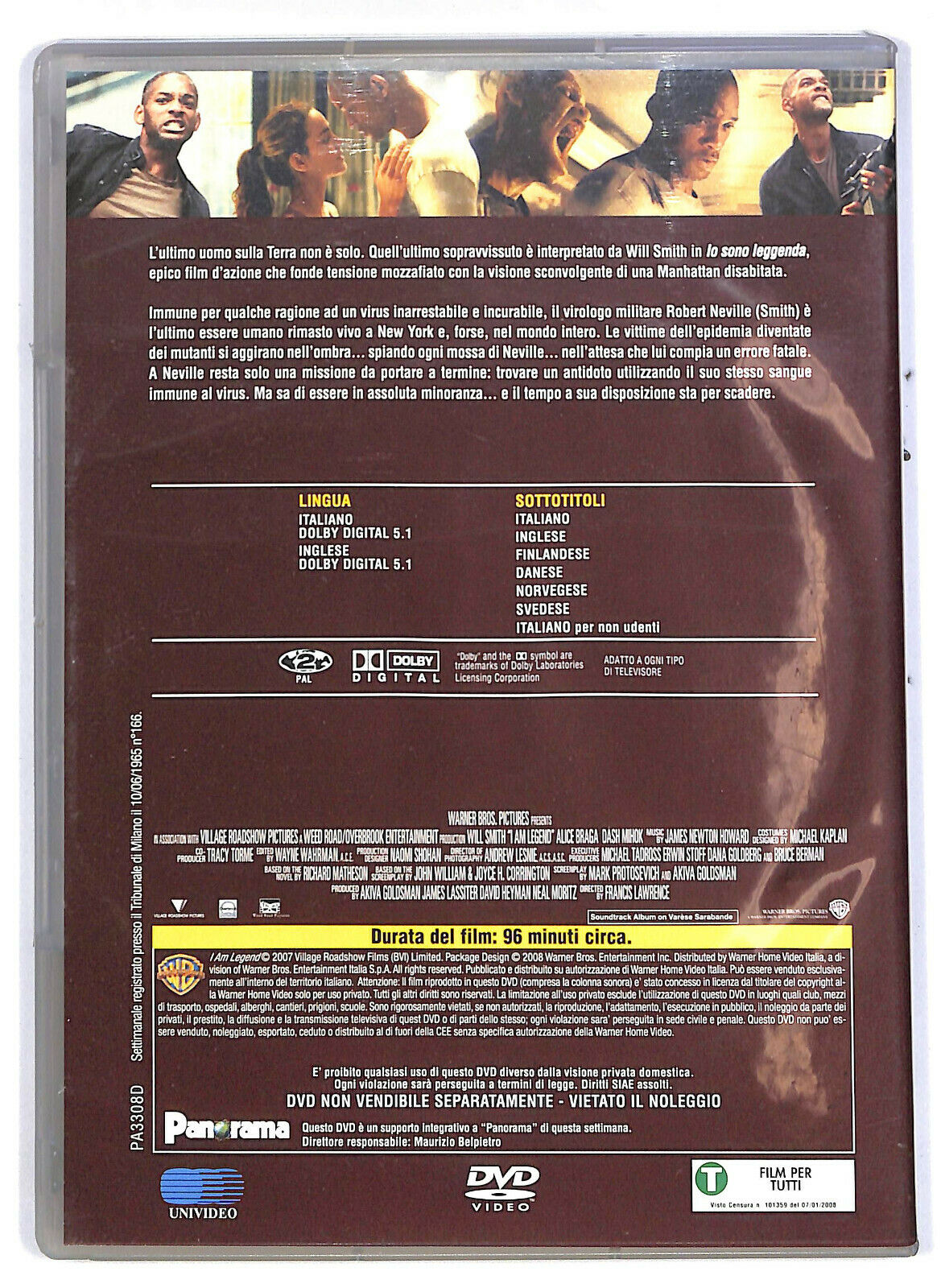 EBOND Io Sono Leggenda  Editoriale DVD DB746953