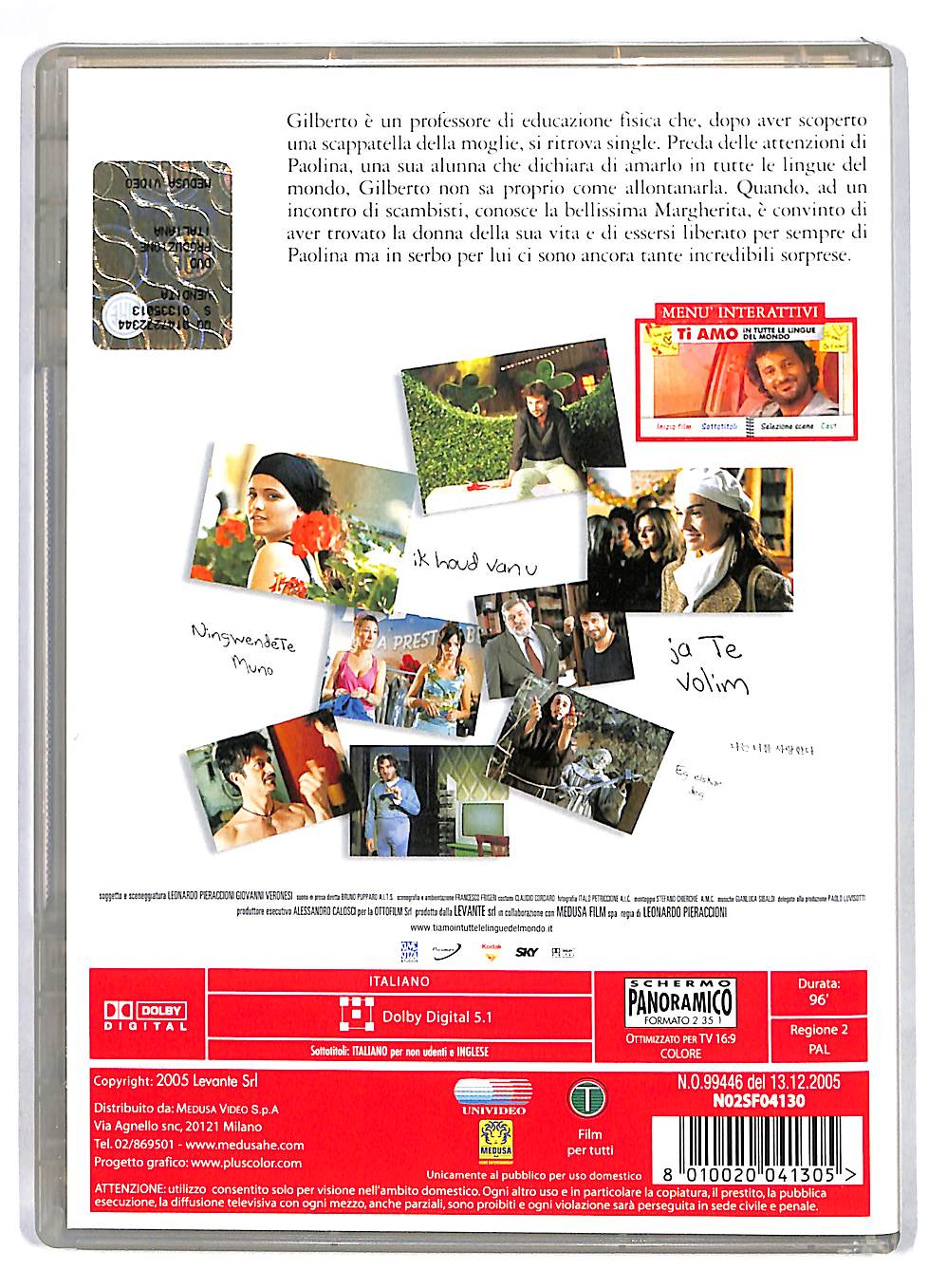 EBOND Ti amo in tutte le lingue del mondo DVD DB747341