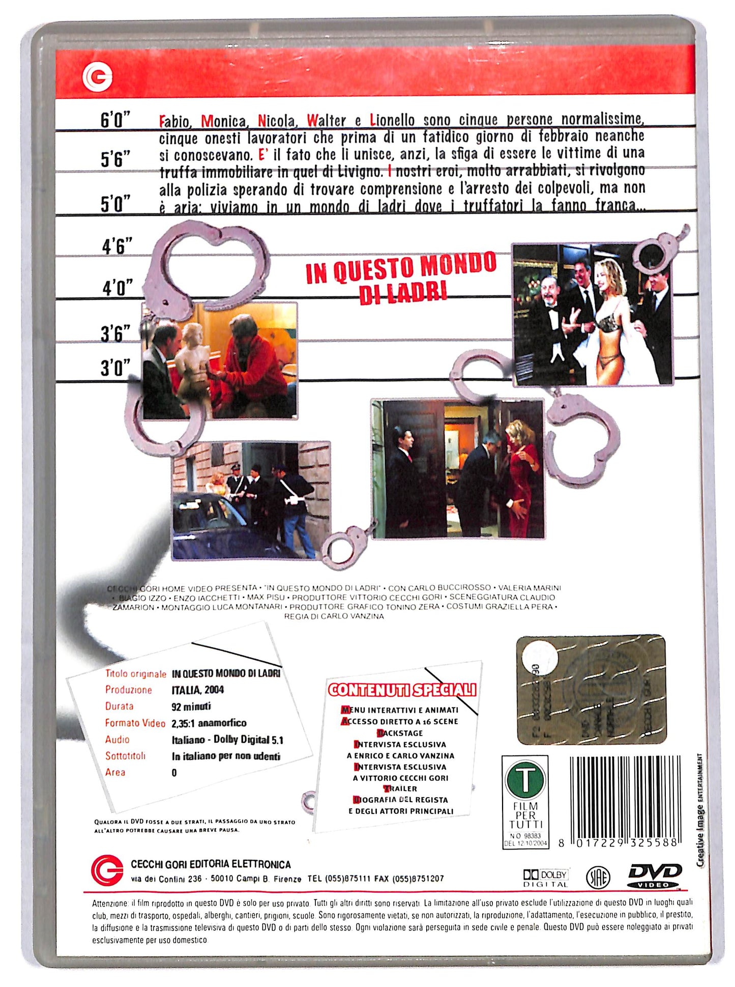 EBOND In questo mondo di ladri NOLEGGIO DVD DB747663