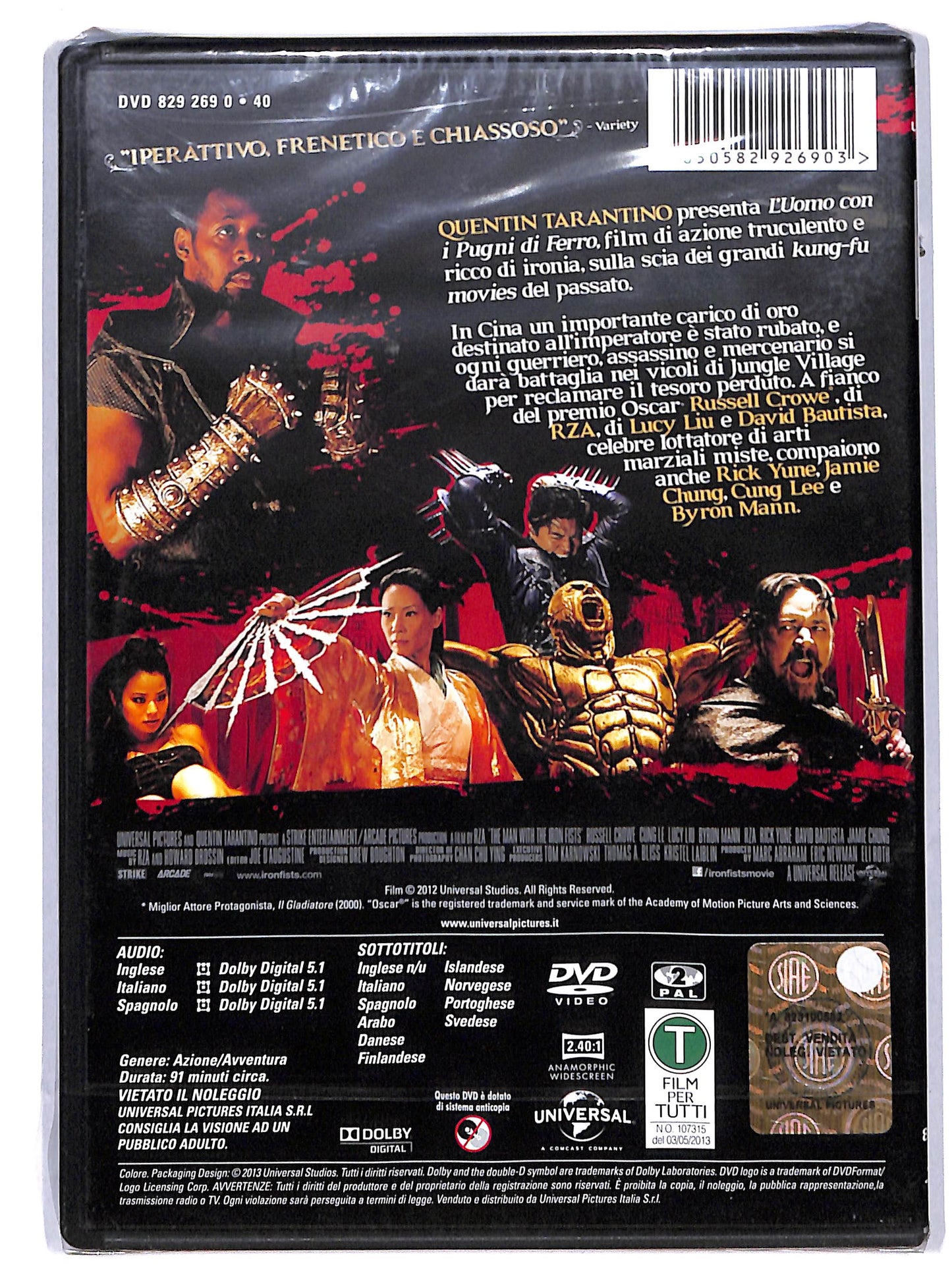 EBOND L’uomo Con I Pugni Di Ferro NOLEGGIO DVD DB747715