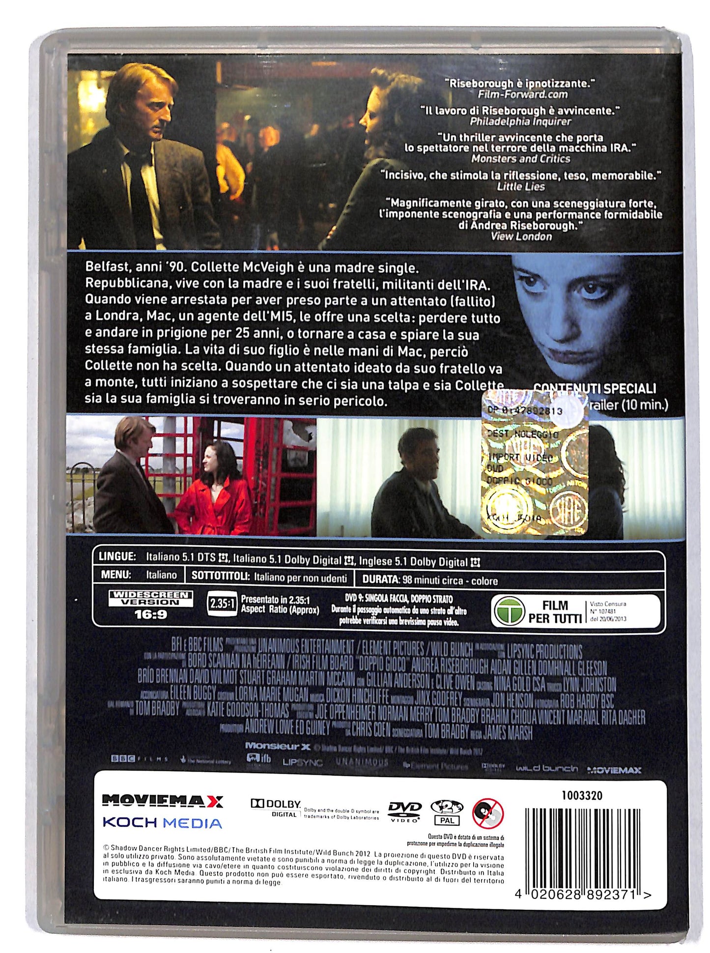 EBOND DOPPIO GIOCO , LA VERITA’ SI NASCONDE NELL’OMBRA NOLEGGIO DVD DB747739