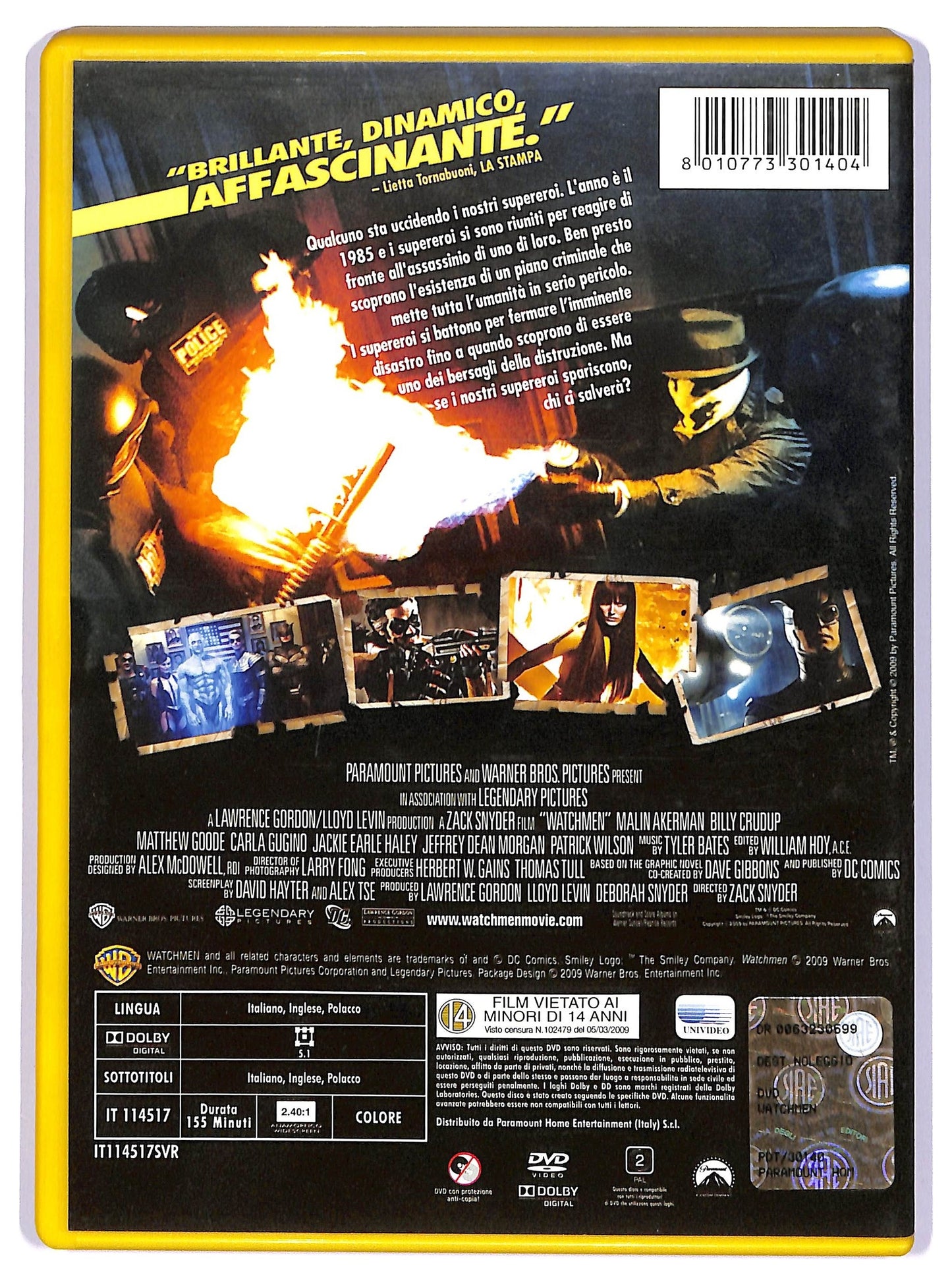 EBOND Watchmen NOLEGGIO DVD DB748106