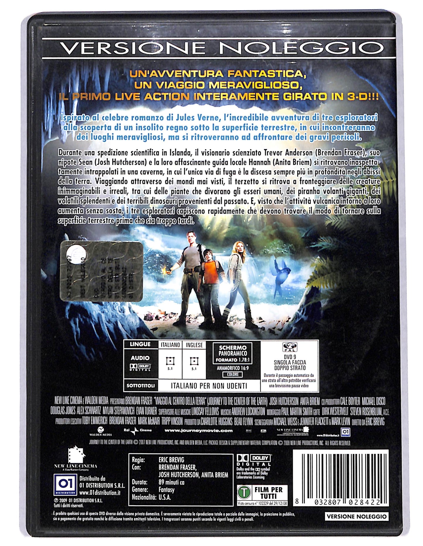 EBOND Viaggio al centro della terra NOLEGGIO DVD DB748110