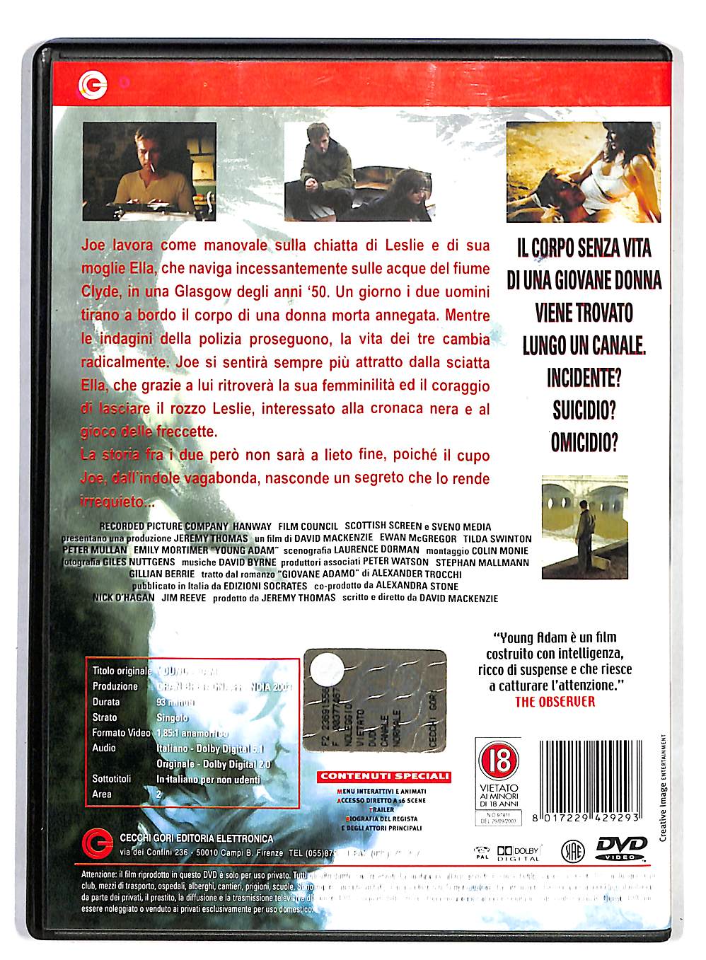 EBOND Young Adam NOLEGGIO DVD DB748117