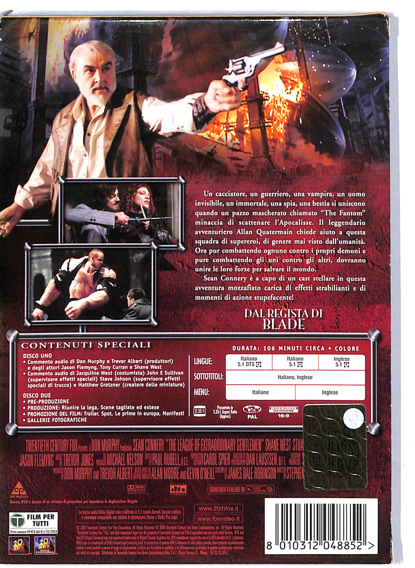 EBOND La Leggenda Degli Uomini Straordinari EDIZIONE SPECIALE DVD DB748331