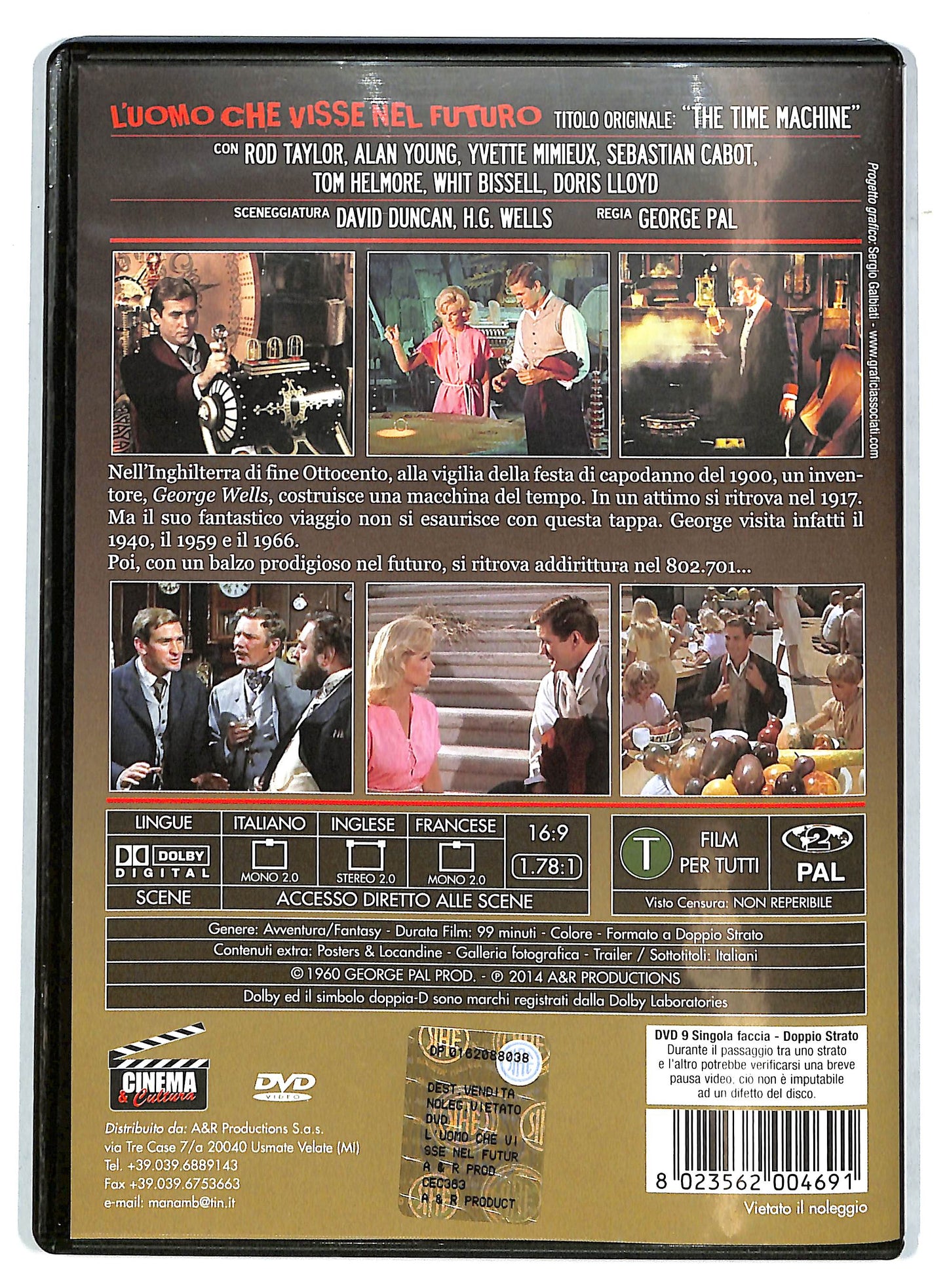 EBOND L'uomo che visse nel futuro DVD DB748356