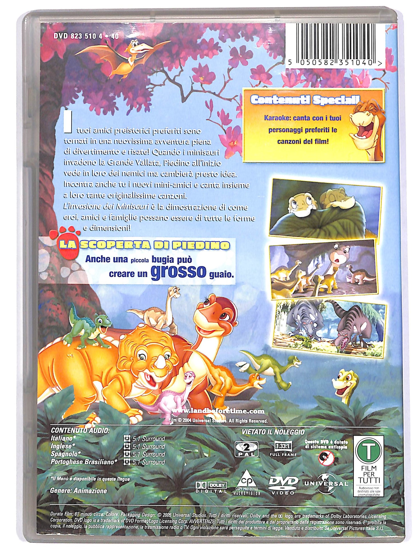 EBOND Alla ricerca della valle incantata11 L'invasione dei minisauri DVD DB748605