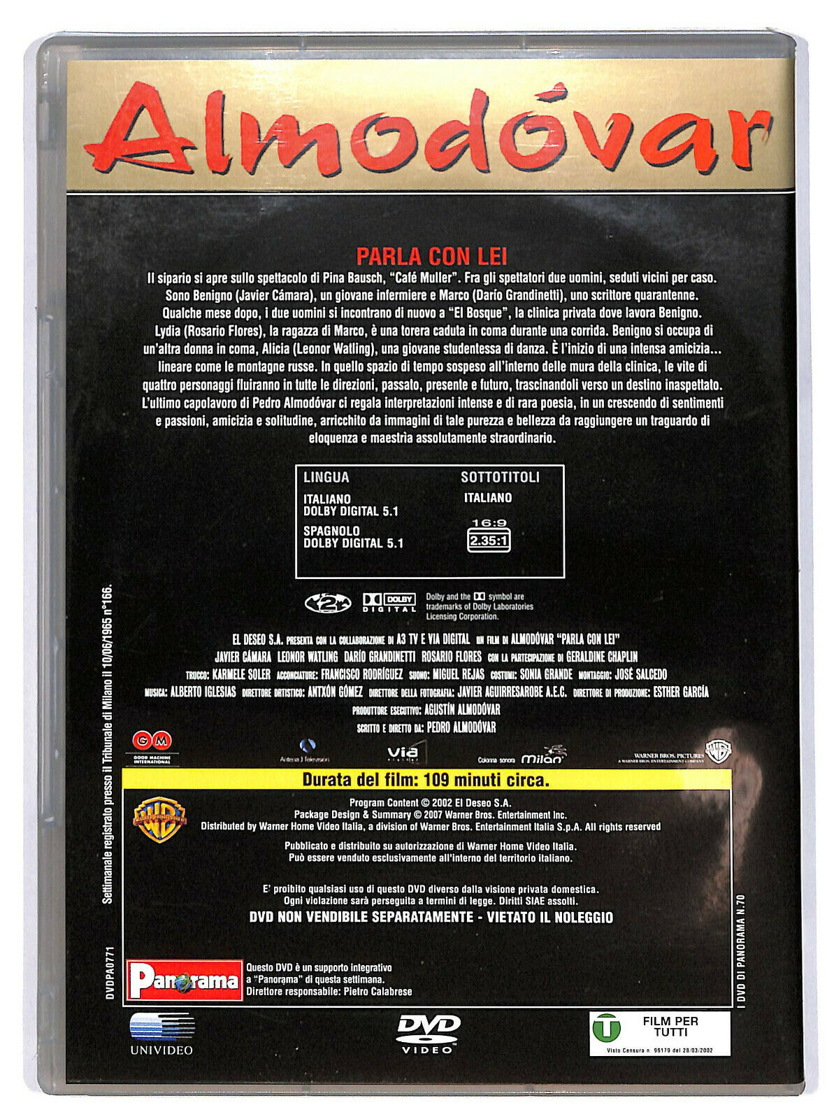EBOND Parla Con Lei Editoriale DVD DB748664