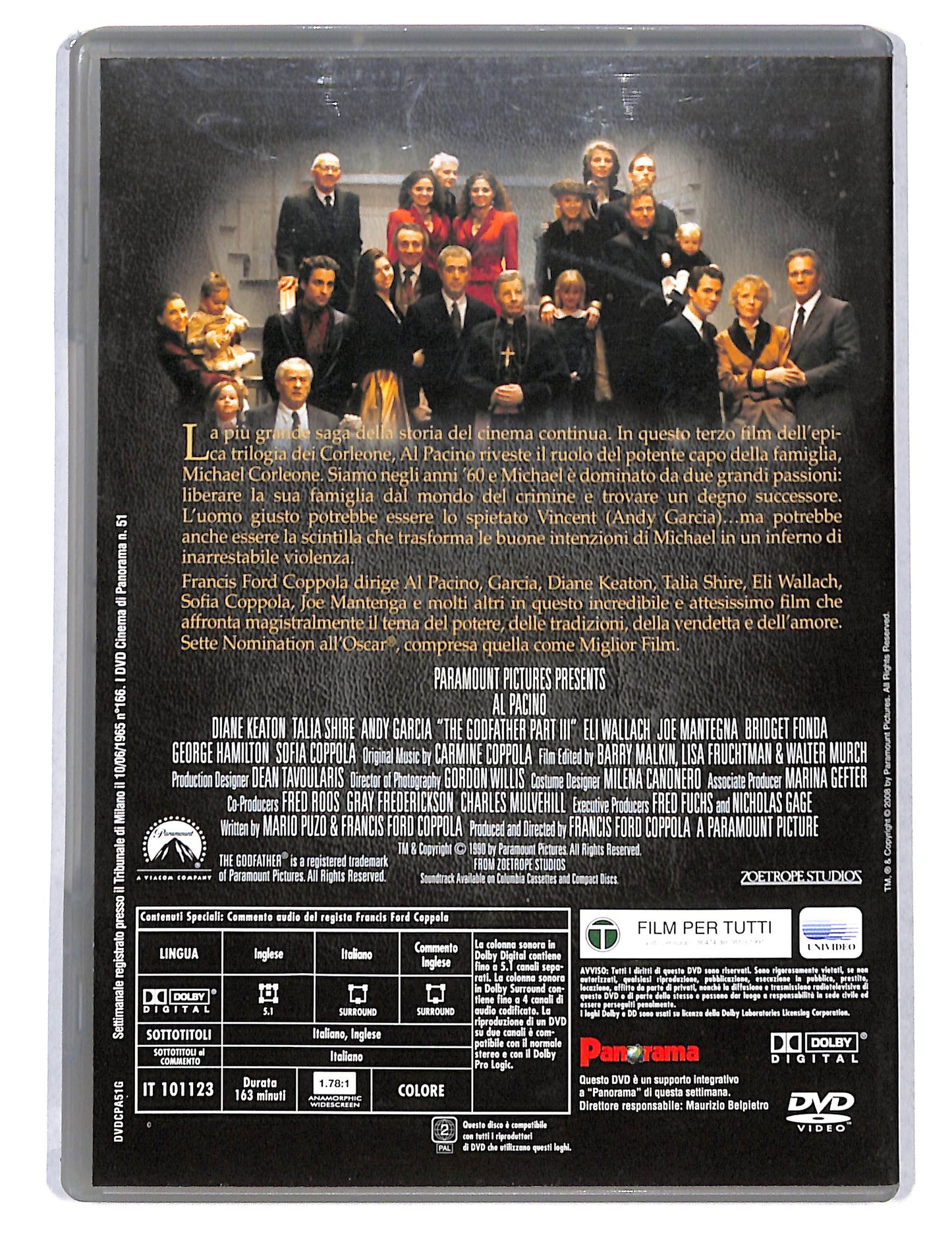 EBOND Gangsters Collection - Il Padrino parte III EDITORIALE DVD DB748822