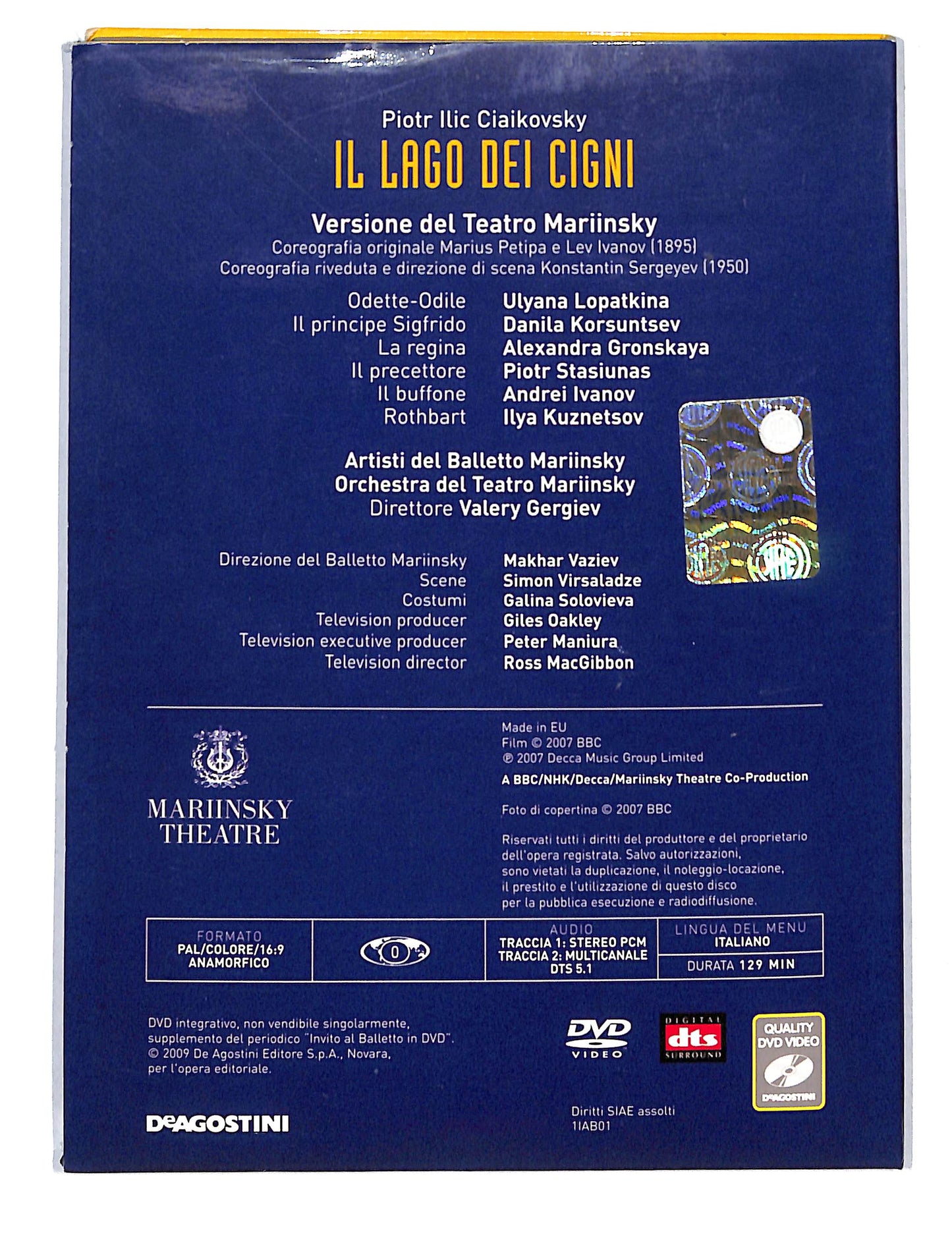 EBOND Invito al Balletto vol.1 il lago dei cigni EDITORIALE DVD DB748861