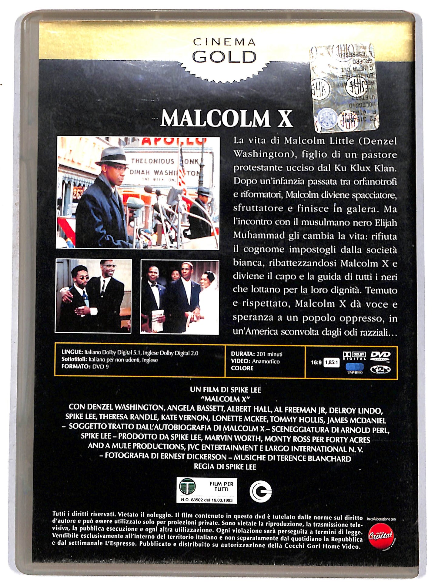 EBOND Malcolm X EDITORIALE DVD DB749238