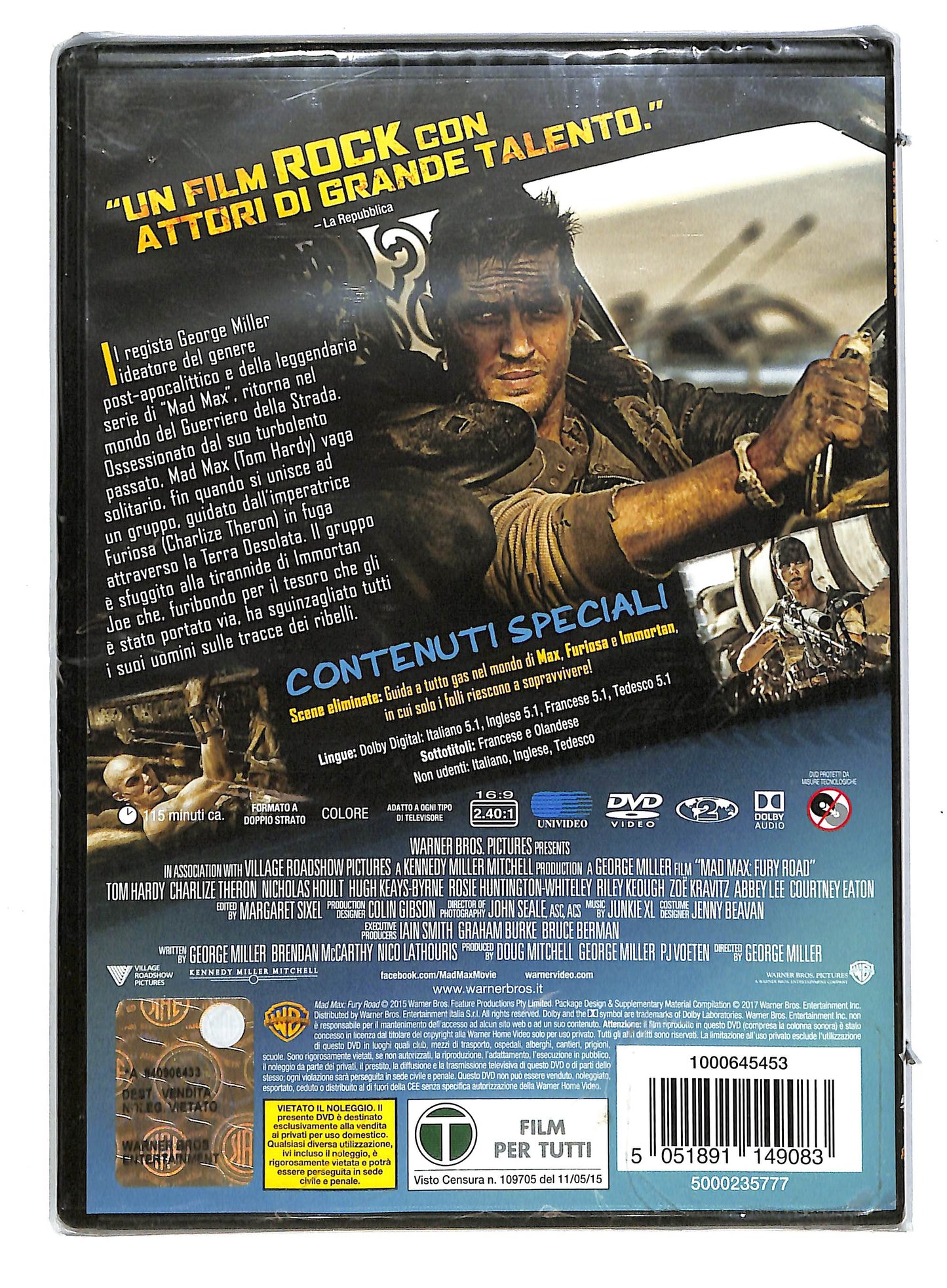 EBOND Mad Max: Fury Road SLIMCASE DVD DB749609