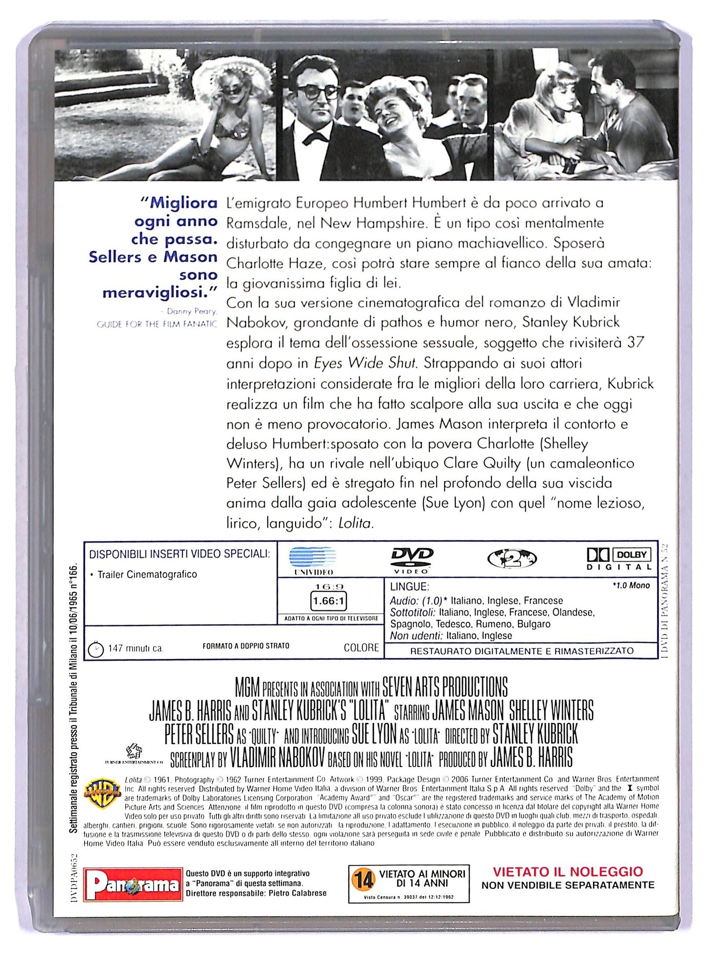 EBOND Lolita EDITORIALE DVD DB749623