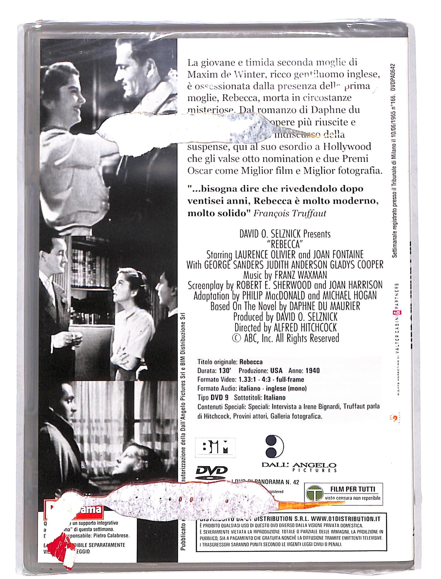 EBOND Alfred Hitchcock - Rebecca la prima moglie EDITORIALE DVD DB749658