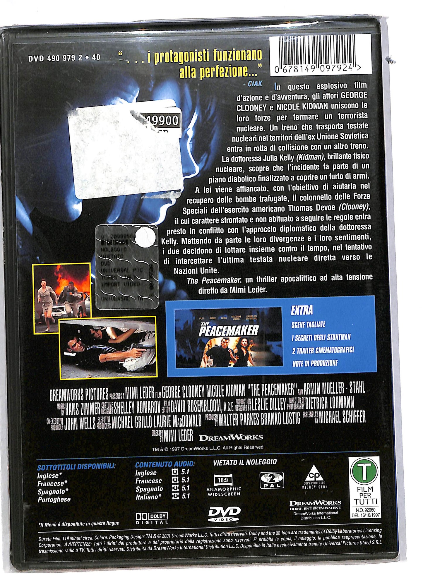 EBOND The Peacemaker DVD DB749715