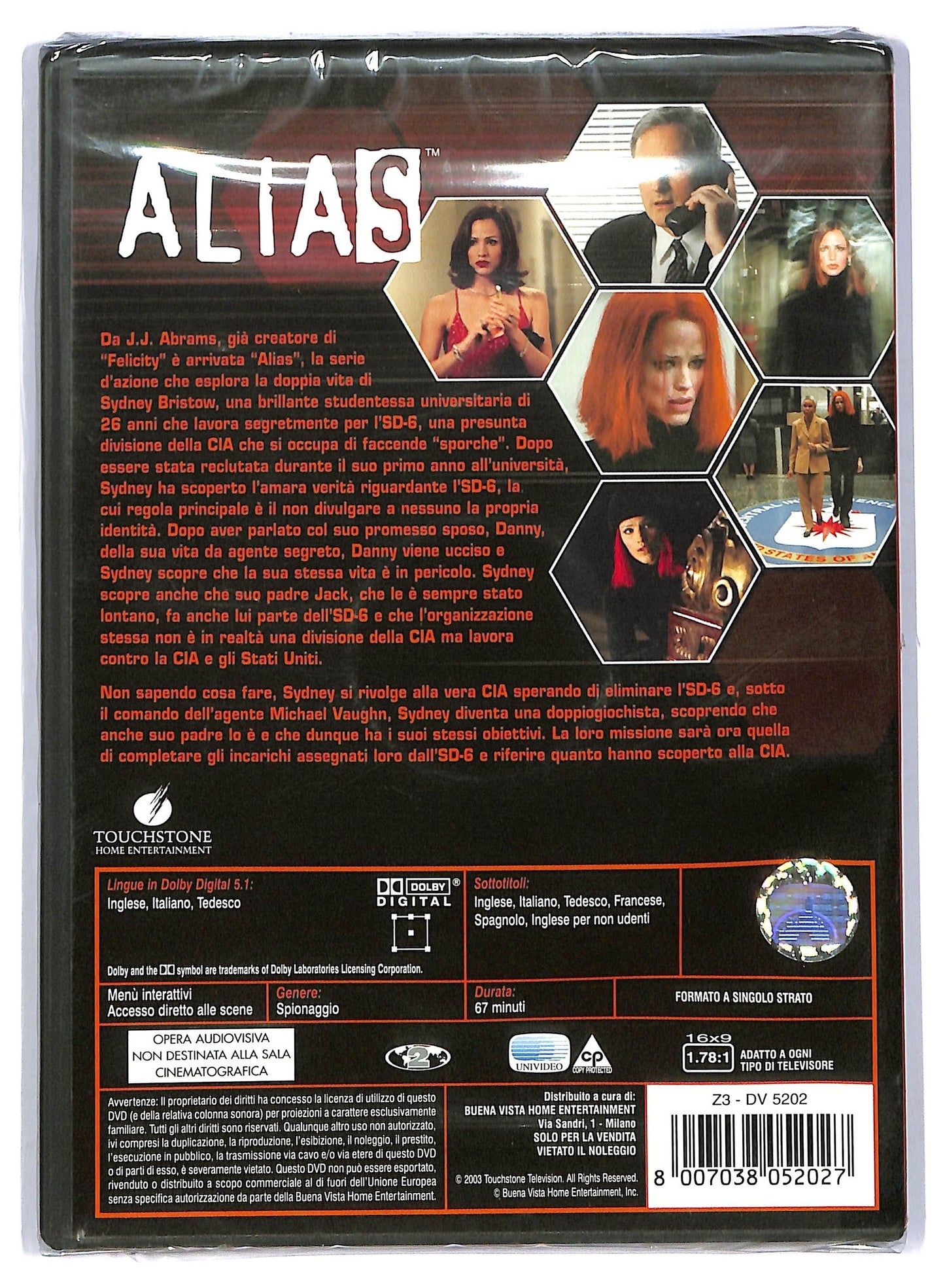 EBOND Alias episodio pilota - la verita DVD DB750227