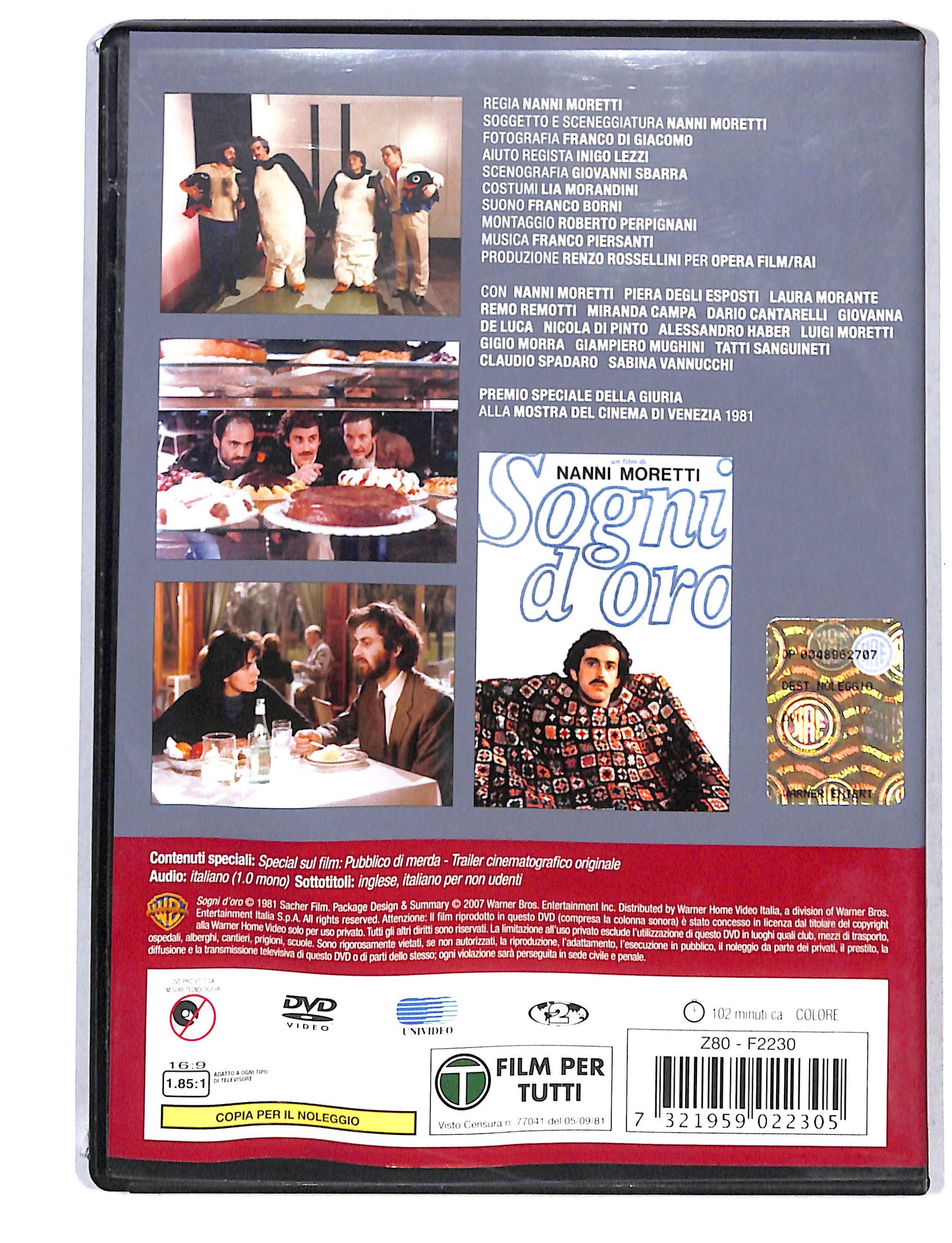 EBOND Nanni Moretti Sogni d'oro 1981 NOLEGGIO DVD DB750408