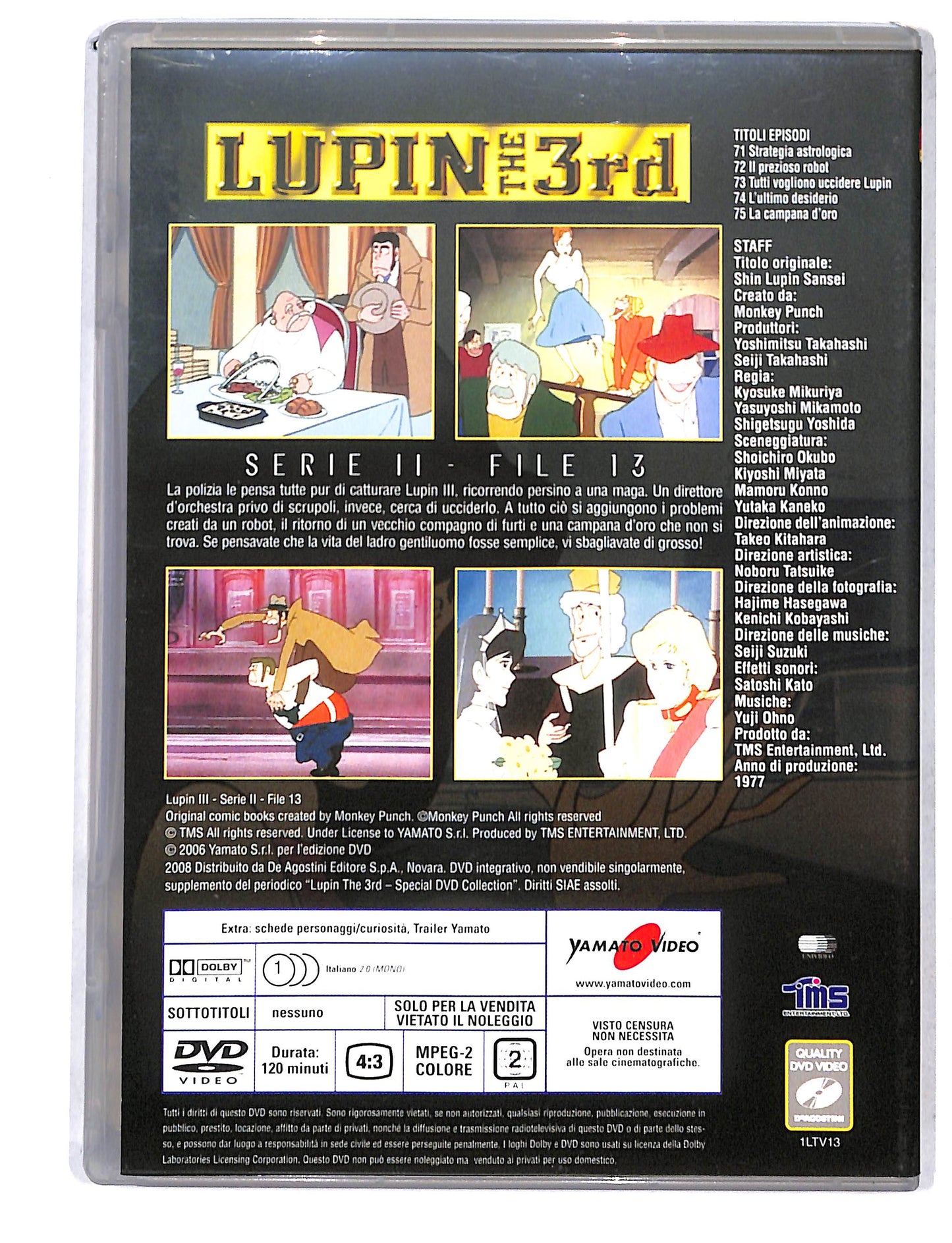 EBOND Lupin the 3rd Serie II - File 13 EDITORIALE DVD DB750446