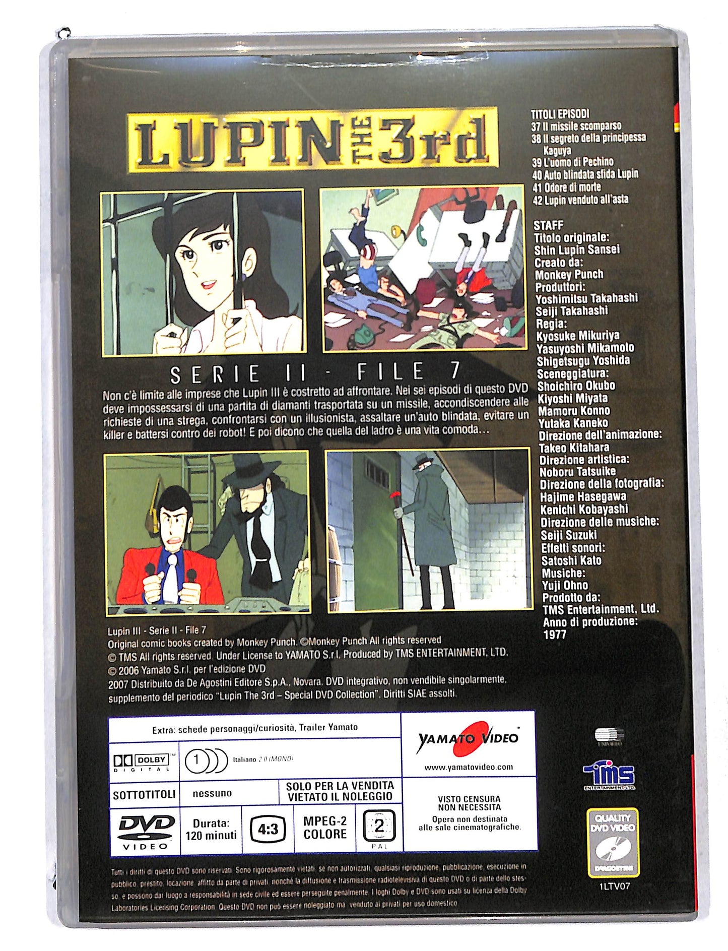 EBOND Lupin the 3rd Serie II - File 7 EDITORIALE DVD DB750448
