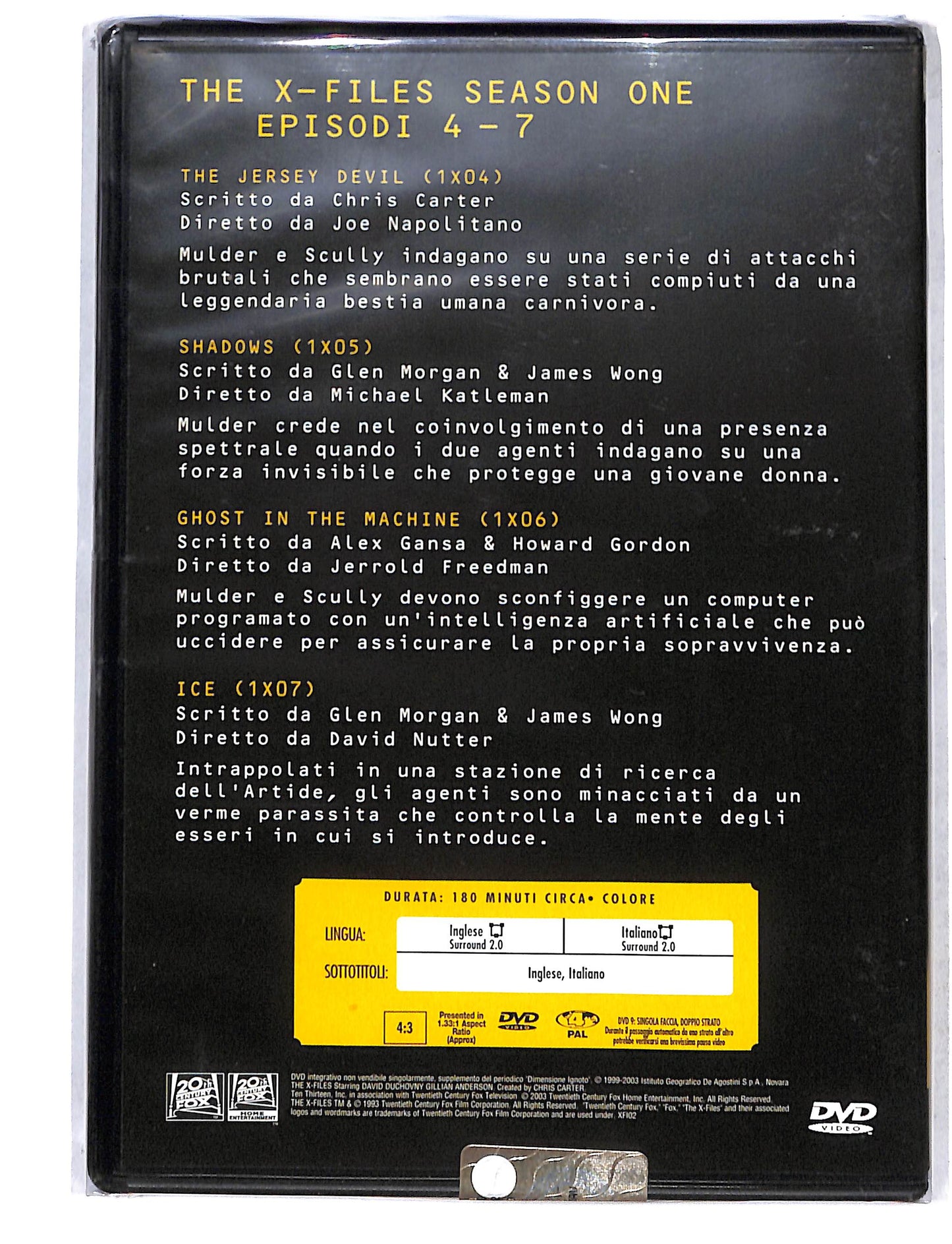 EBOND The X Files collection - season One volume 2 DVD DB750450