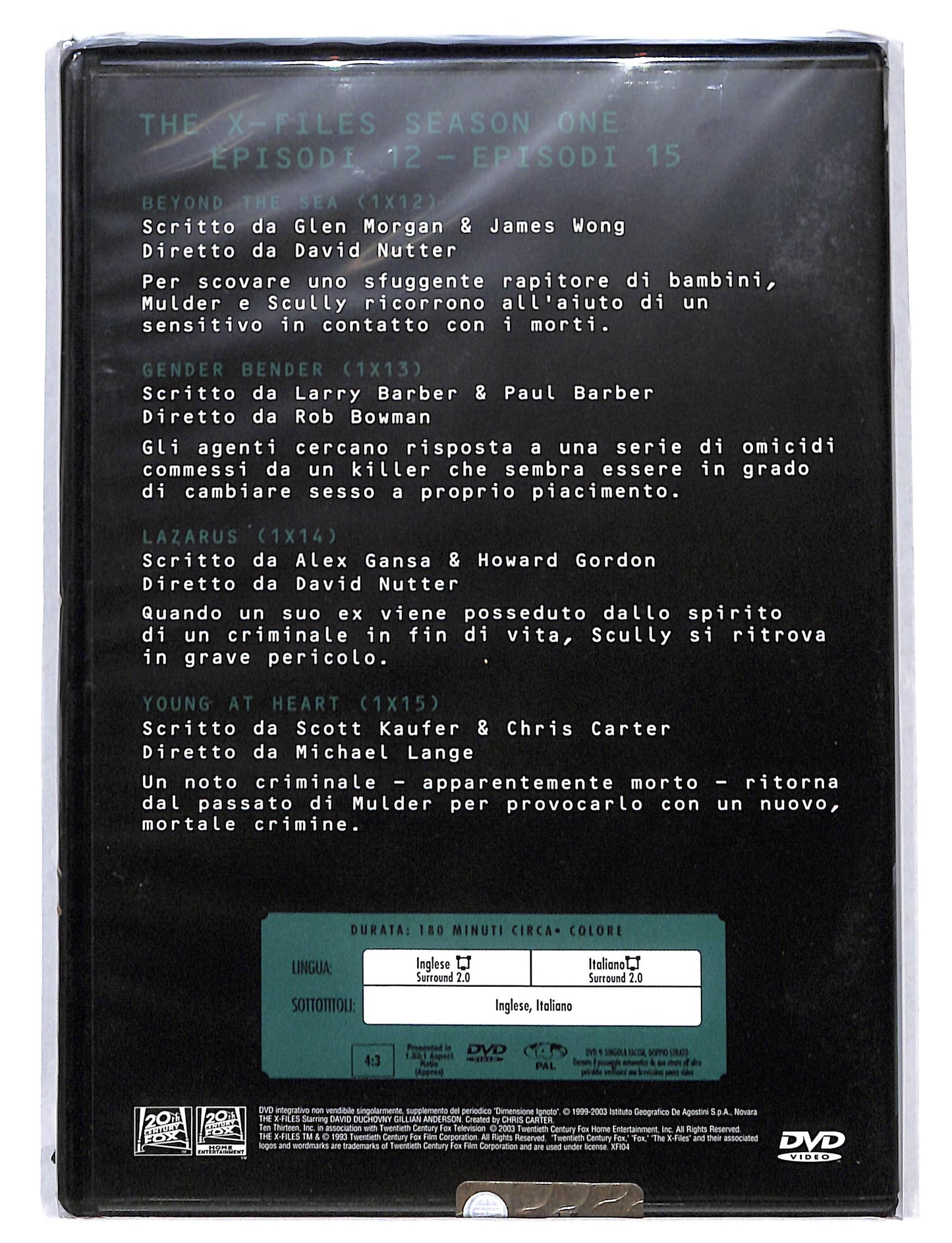 EBOND The x files season one volume 4 EDITORIALE DVD DB750452