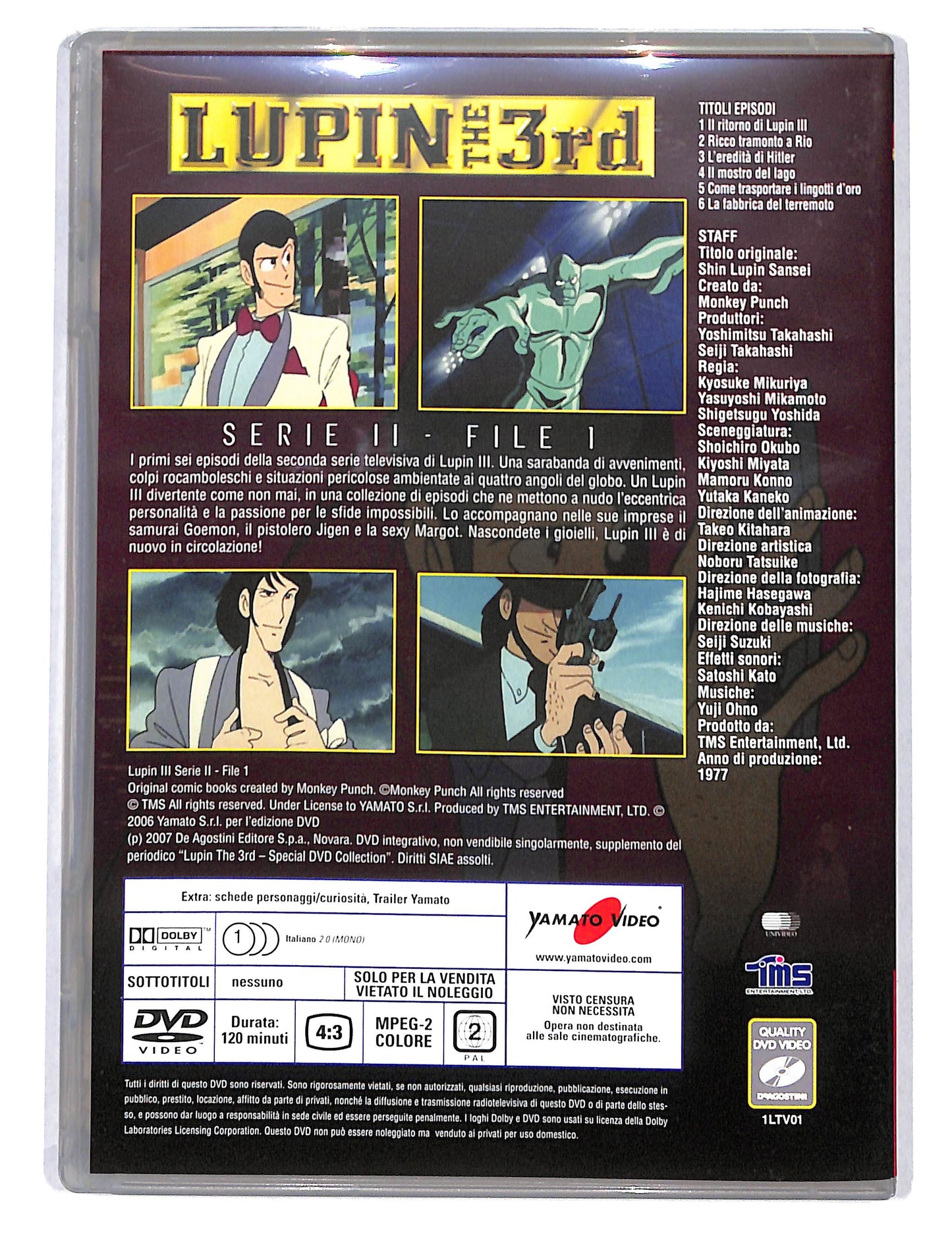 EBOND Lupin the 3rd Serie II - File 1 EDITORIALE DVD DB750458