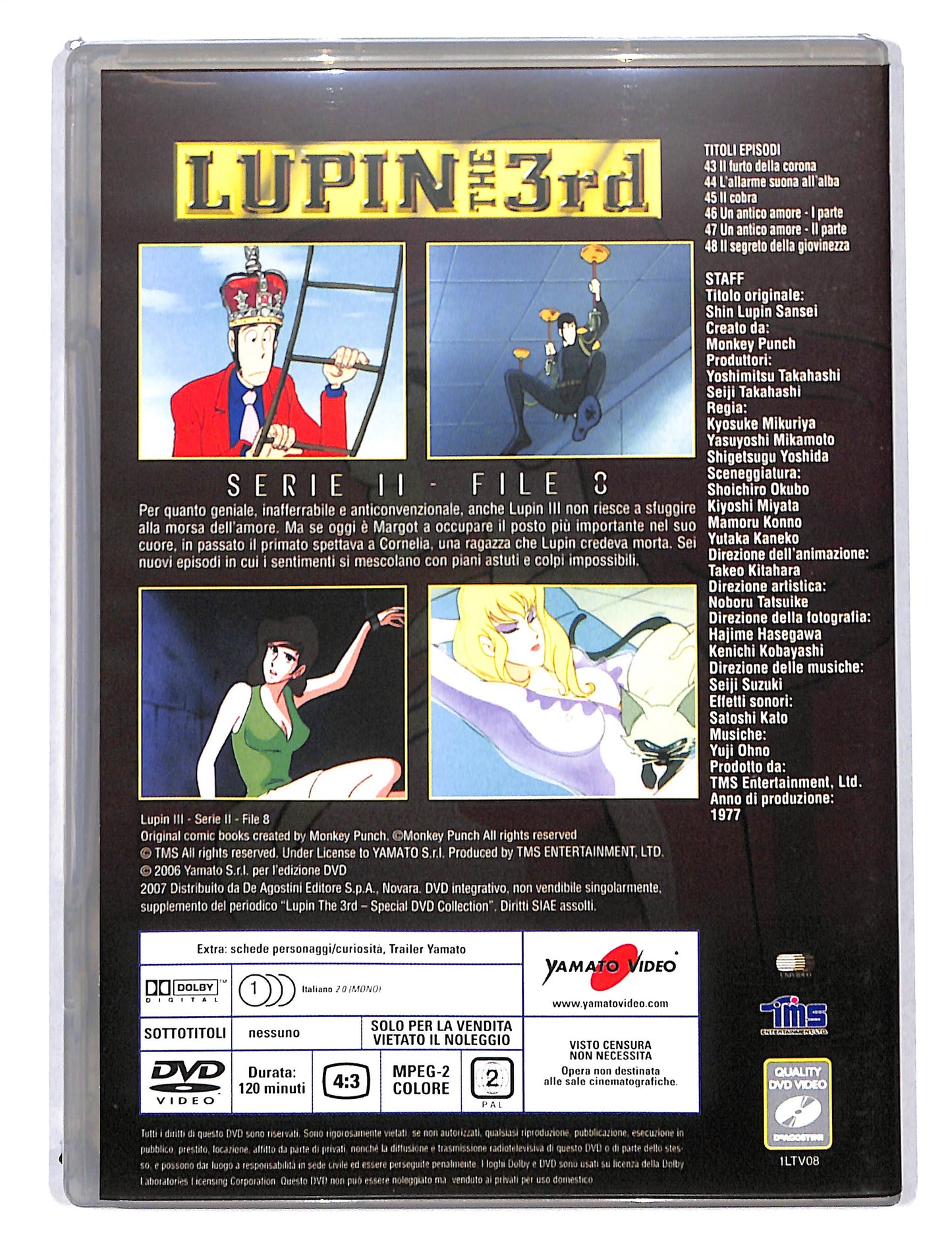 EBOND Lupin the 3rd Serie II - File 8 EDITORIALE DVD DB750611