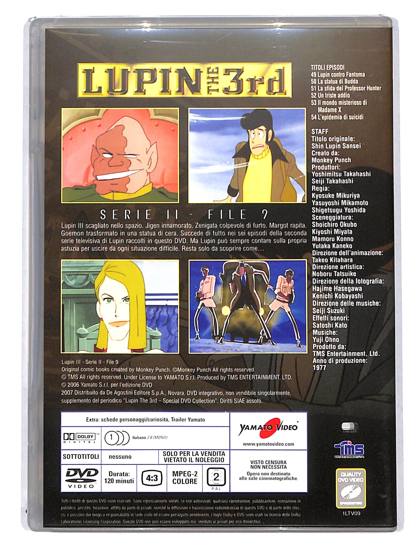 EBOND Lupin the 3rd Serie II - File 9 EDITORIALE DVD DB750612