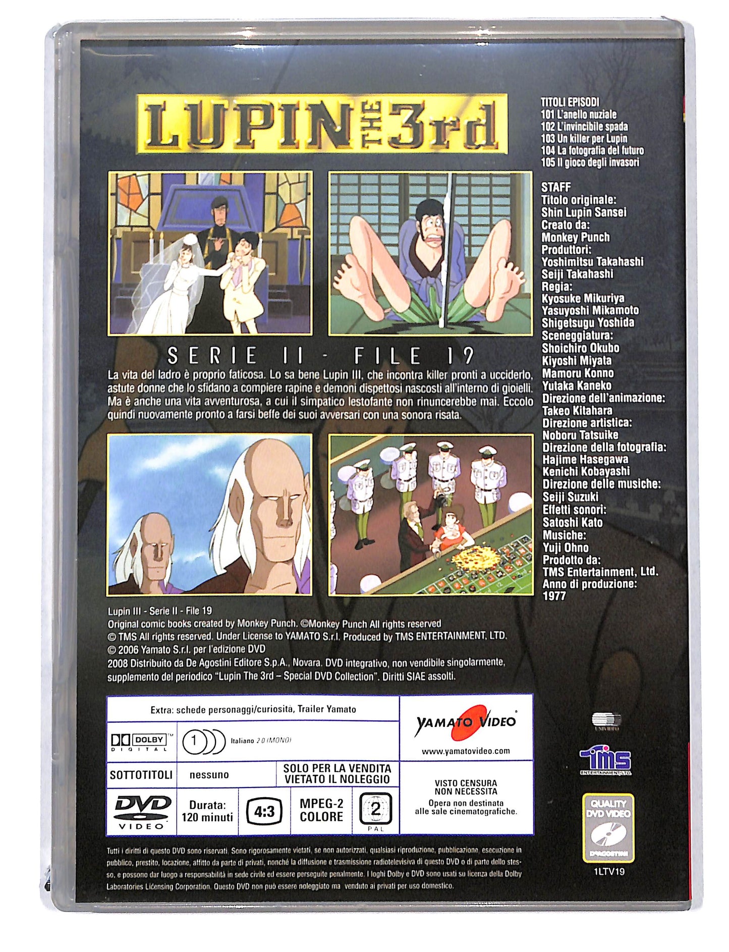 EBOND Lupin the 3rd Serie II - File 19 EDITORIALE DVD DB750614