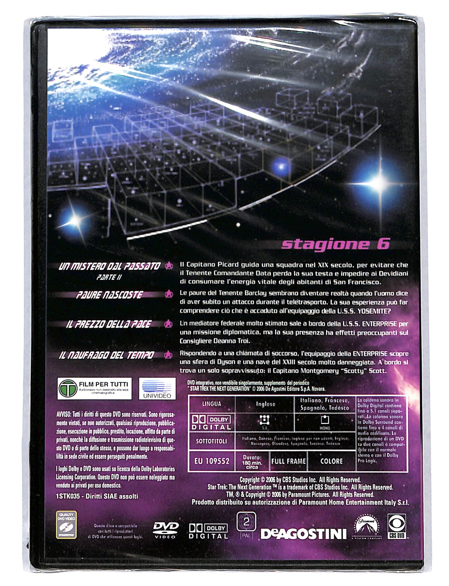 EBOND StarTrek the next Generation stagione 6 vol.1 EDITORIALE DVD DB750648