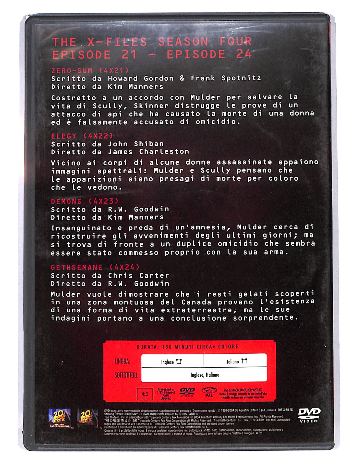 EBOND The x files season four vol 6 EDITORIALE DVD DB750701
