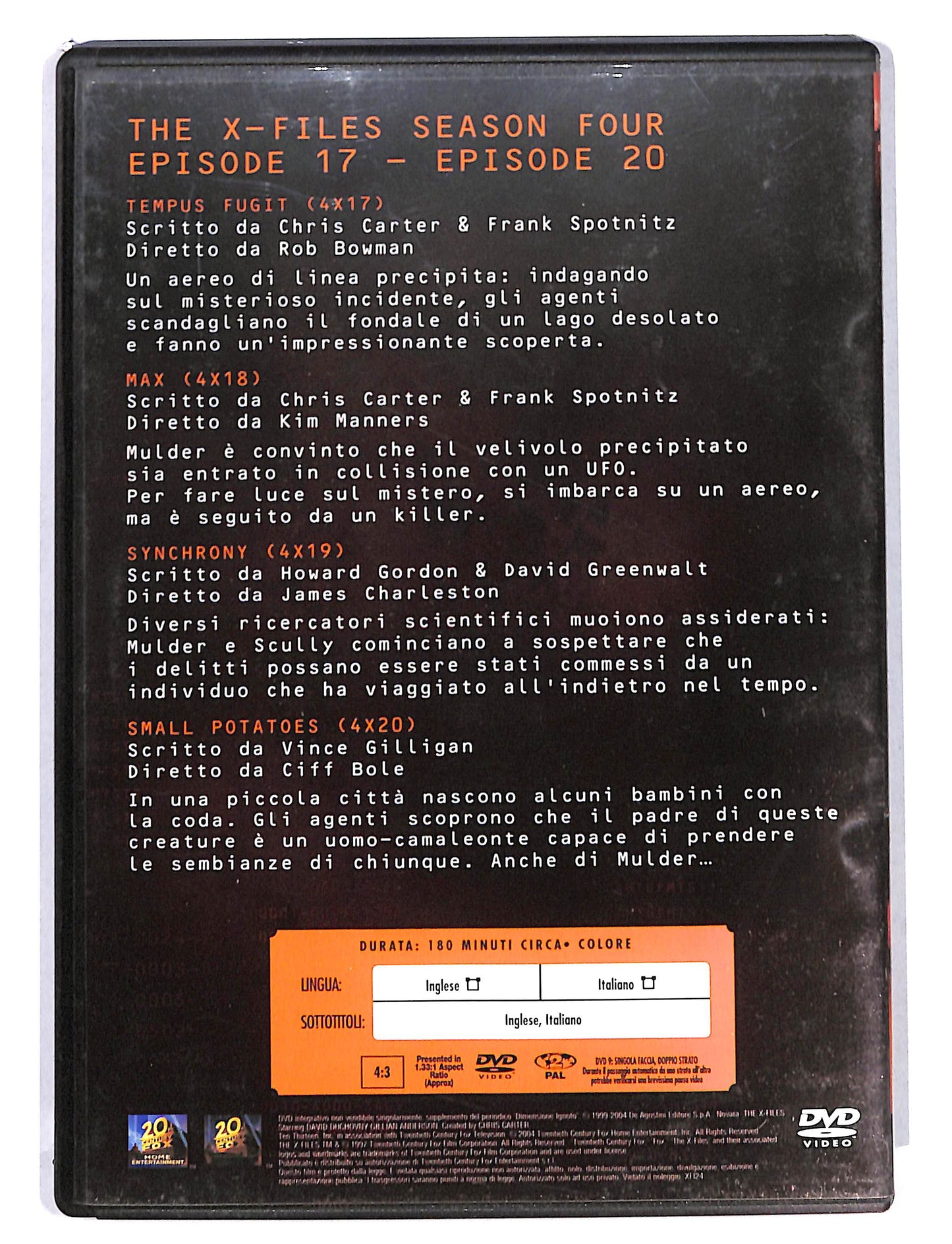 EBOND The x files season four volume 5 EDITORIALE DVD DB750702