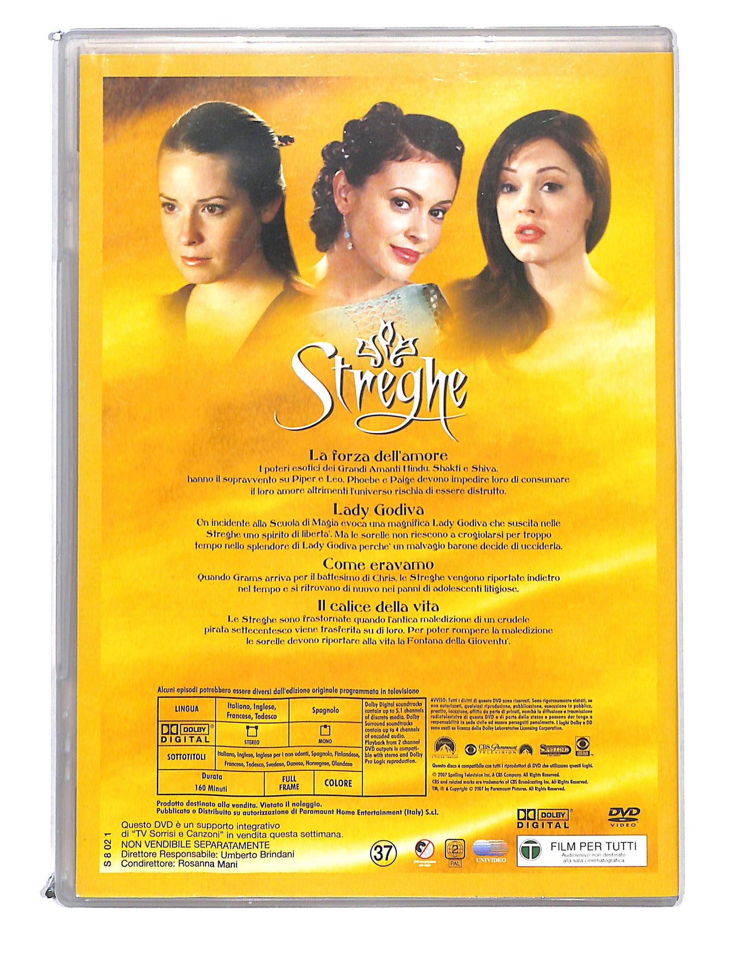 EBOND Streghe Stagione Sette disco 1 EDITORIALE DVD DB750710