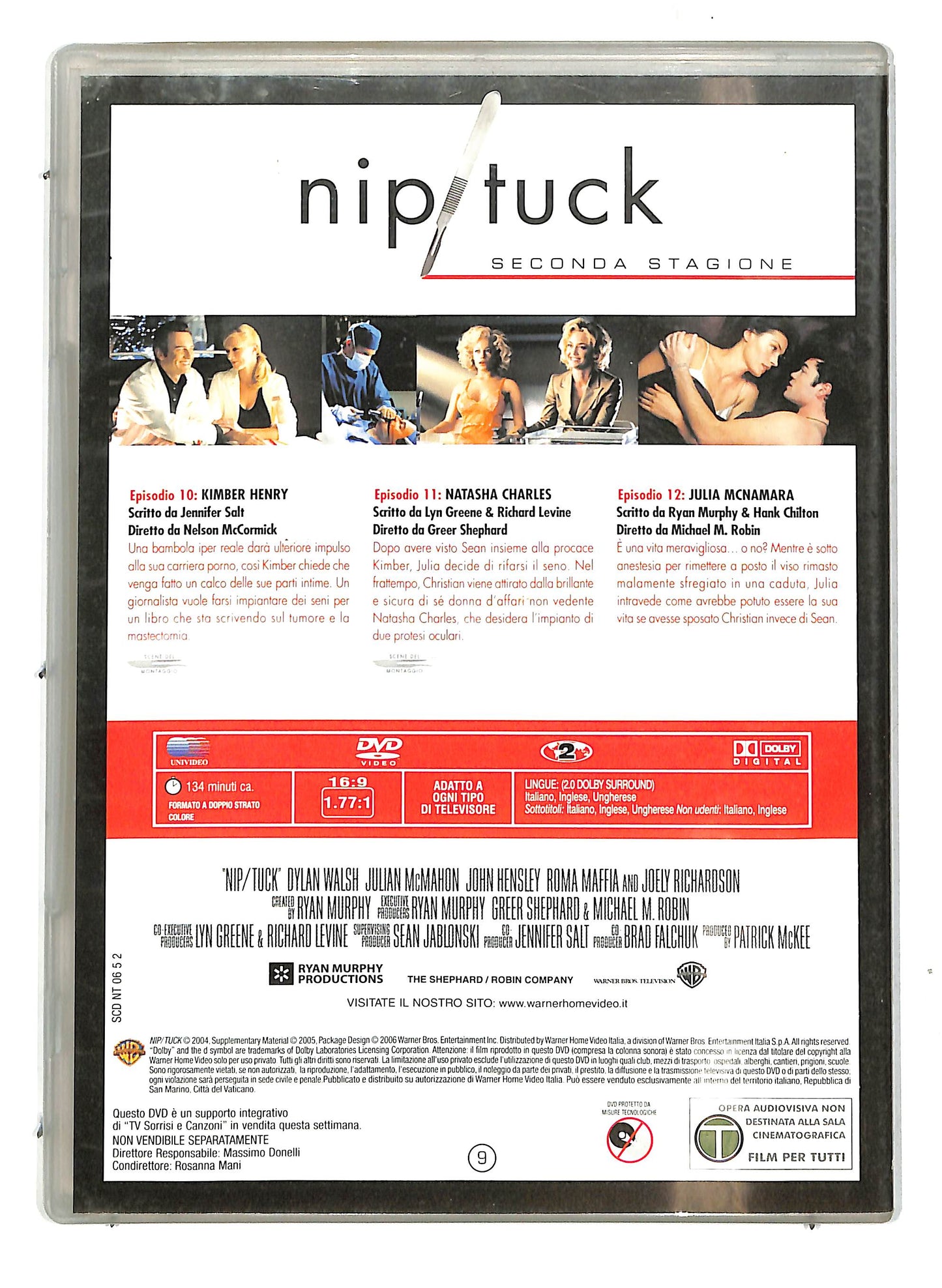 EBOND Nip/Tuck Seconda Stagione Disco Quattro EDITORIALE DVD DB750716