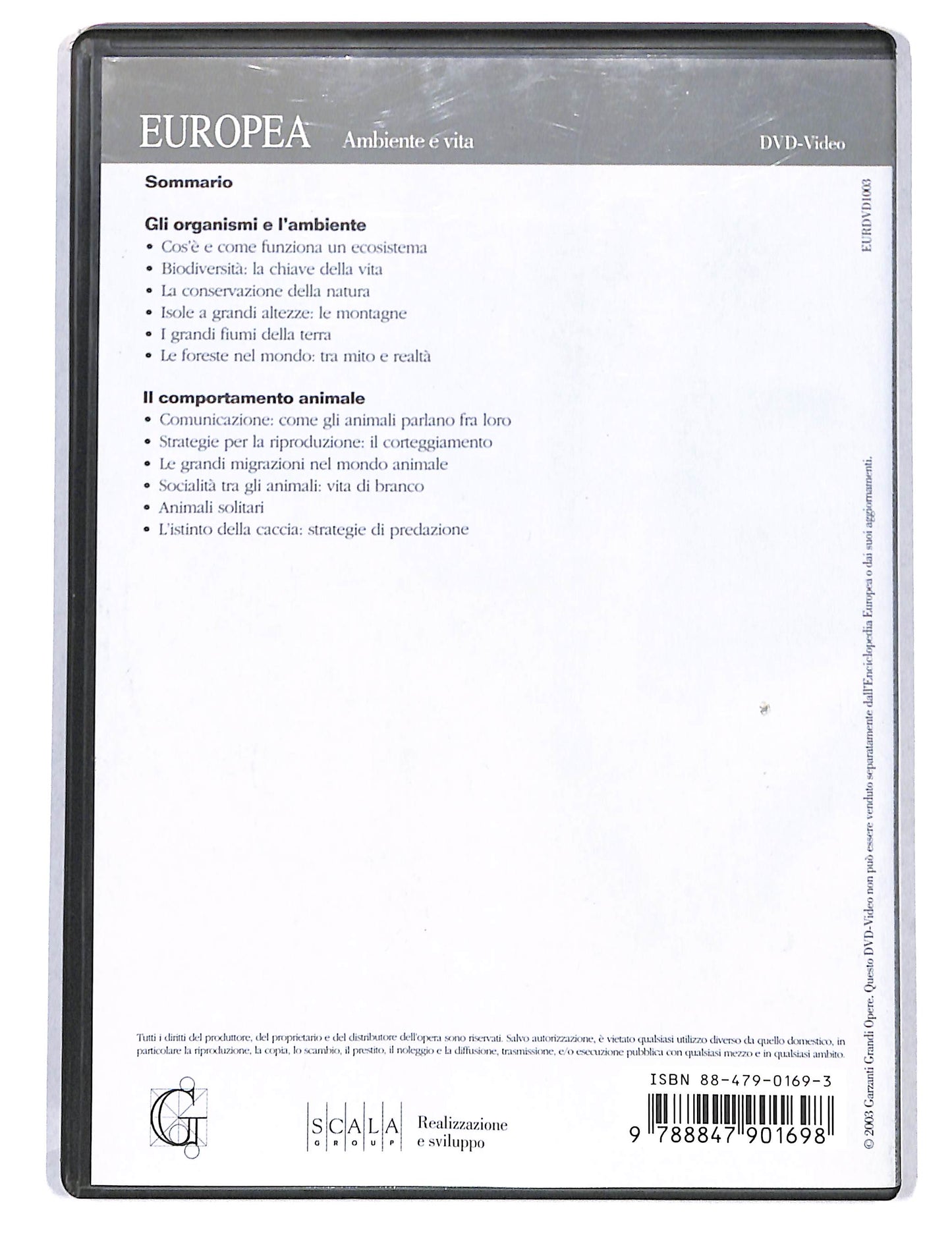 EBOND Europea ambiente e vita vol. 10 EDITORIALE DVD DB750723